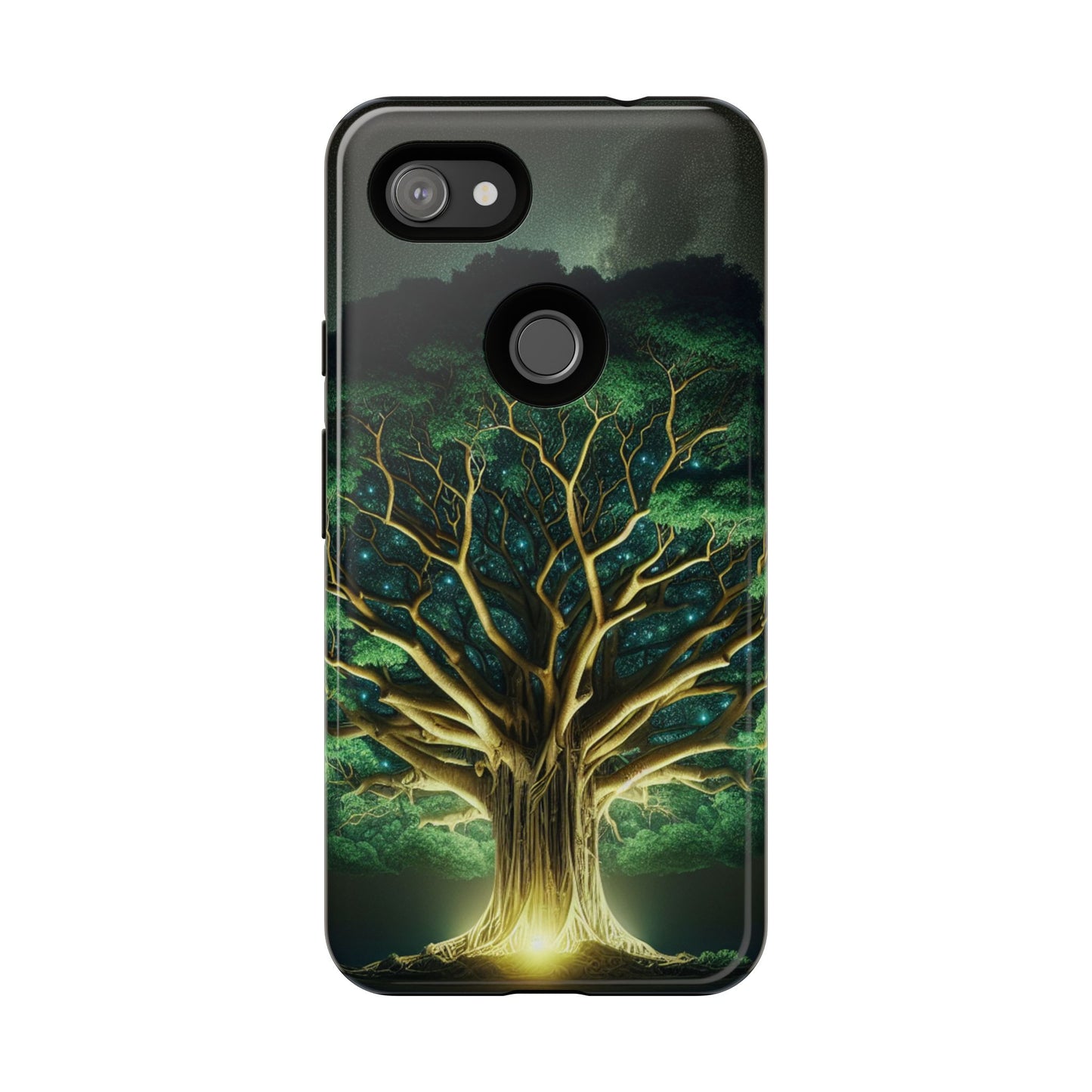 63B1 Tree of Life Nature Art Phone Case – Glossy or Matte Dual-Layer Cover for iPhone & Android