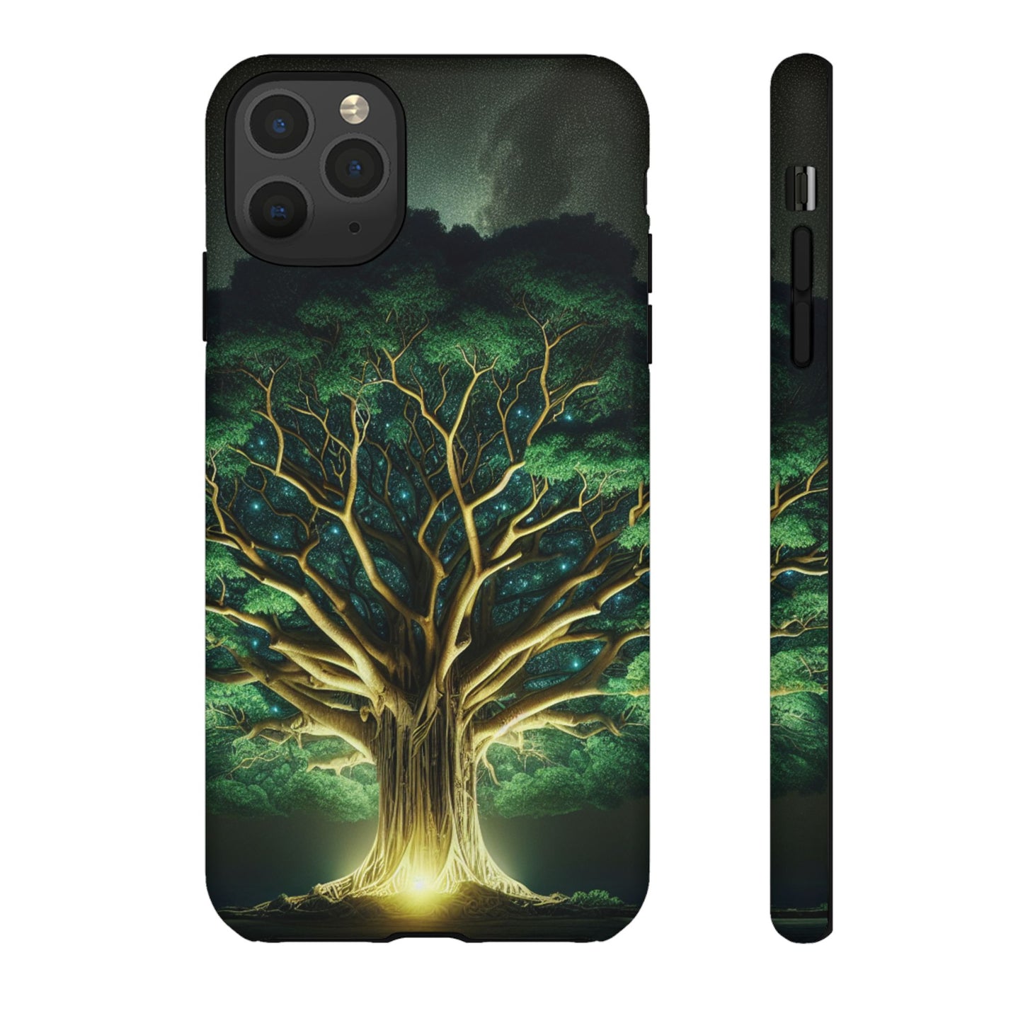 63B1 Tree of Life Nature Art Phone Case – Glossy or Matte Dual-Layer Cover for iPhone & Android