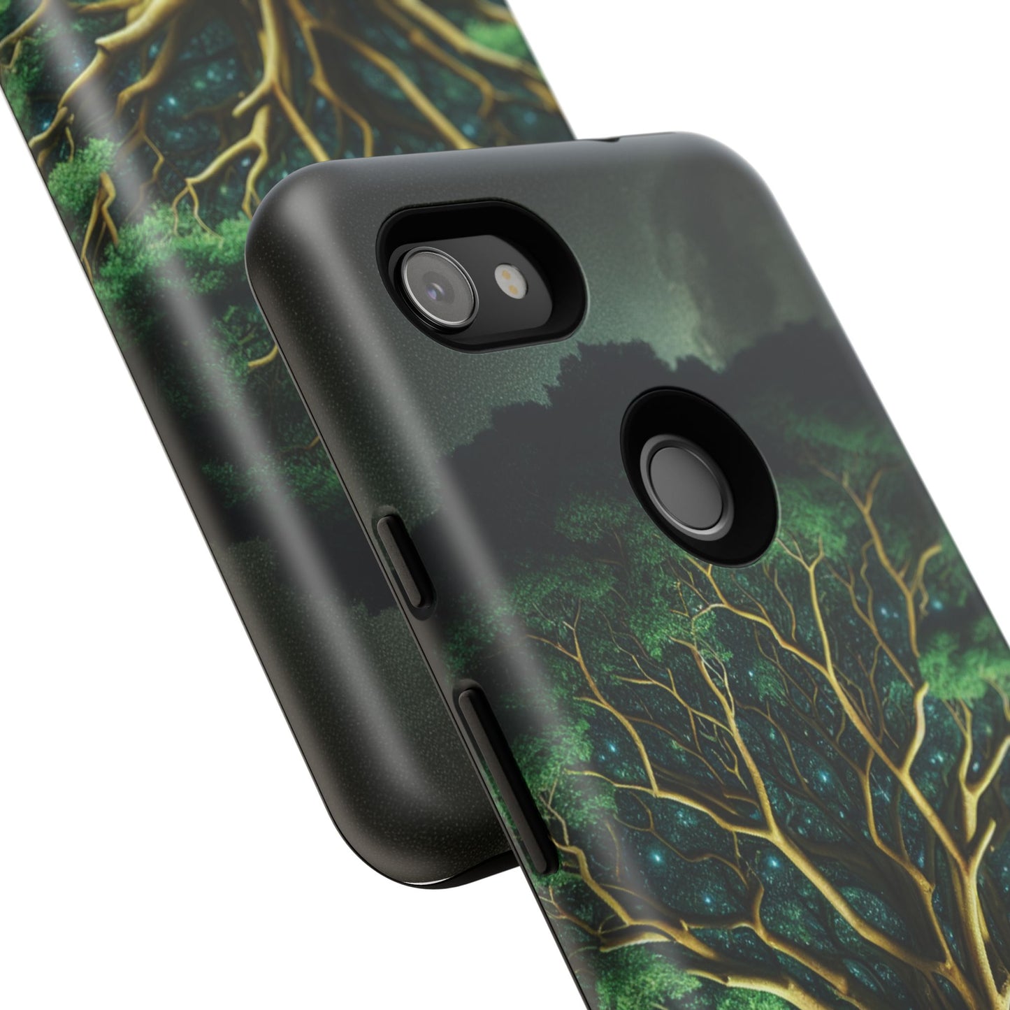 63B1 Tree of Life Nature Art Phone Case – Glossy or Matte Dual-Layer Cover for iPhone & Android