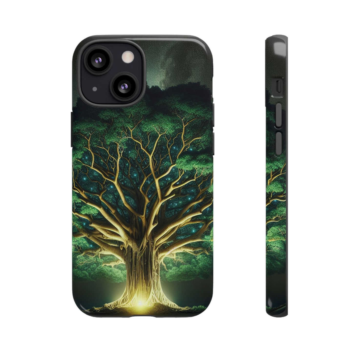 63B1 Tree of Life Nature Art Phone Case – Glossy or Matte Dual-Layer Cover for iPhone & Android