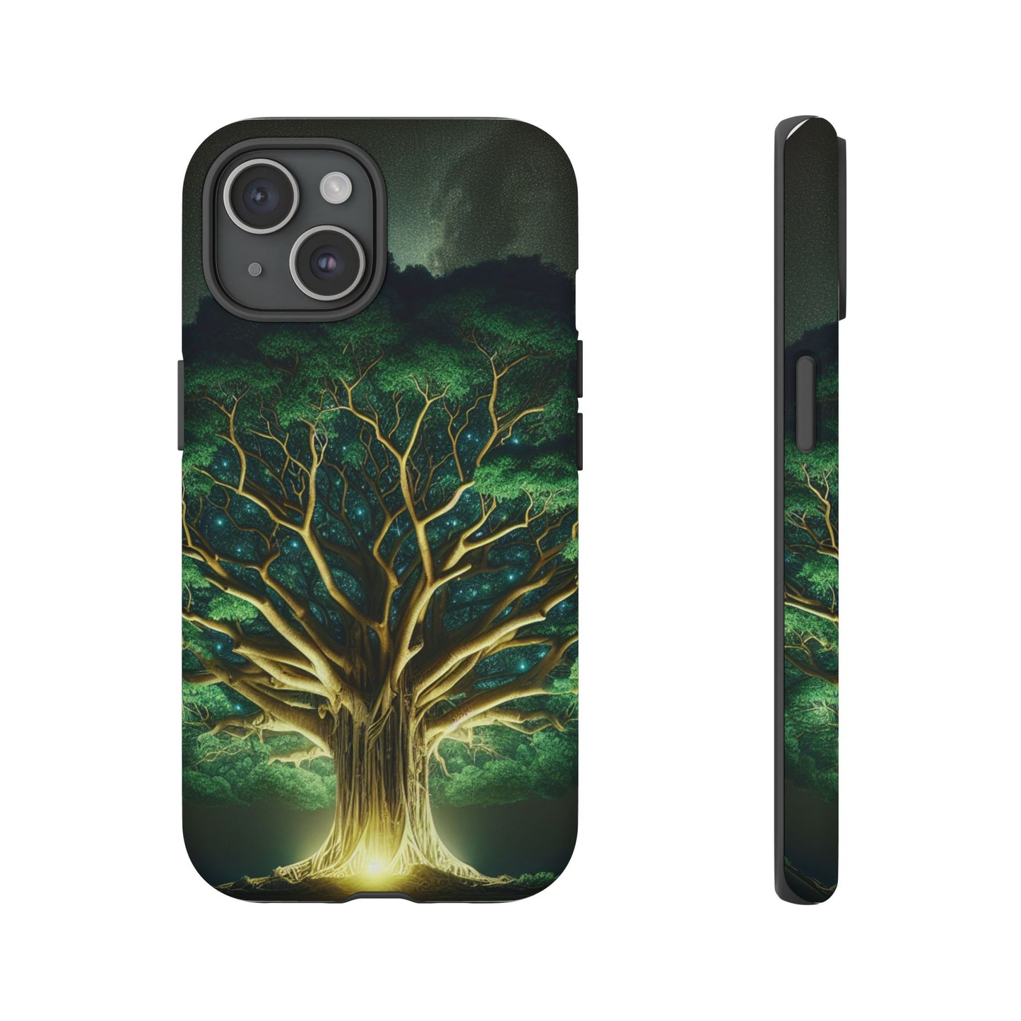 63B1 Tree of Life Nature Art Phone Case – Glossy or Matte Dual-Layer Cover for iPhone & Android