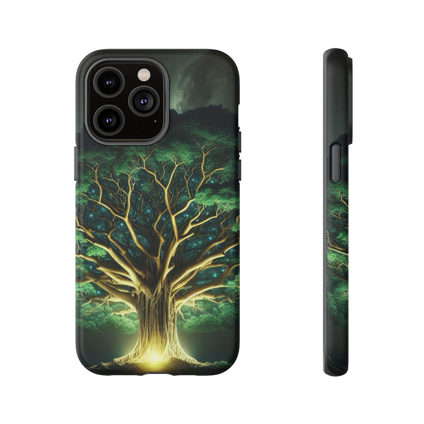 63B1 Tree of Life Nature Art Phone Case – Glossy or Matte Dual-Layer Cover for iPhone & Android