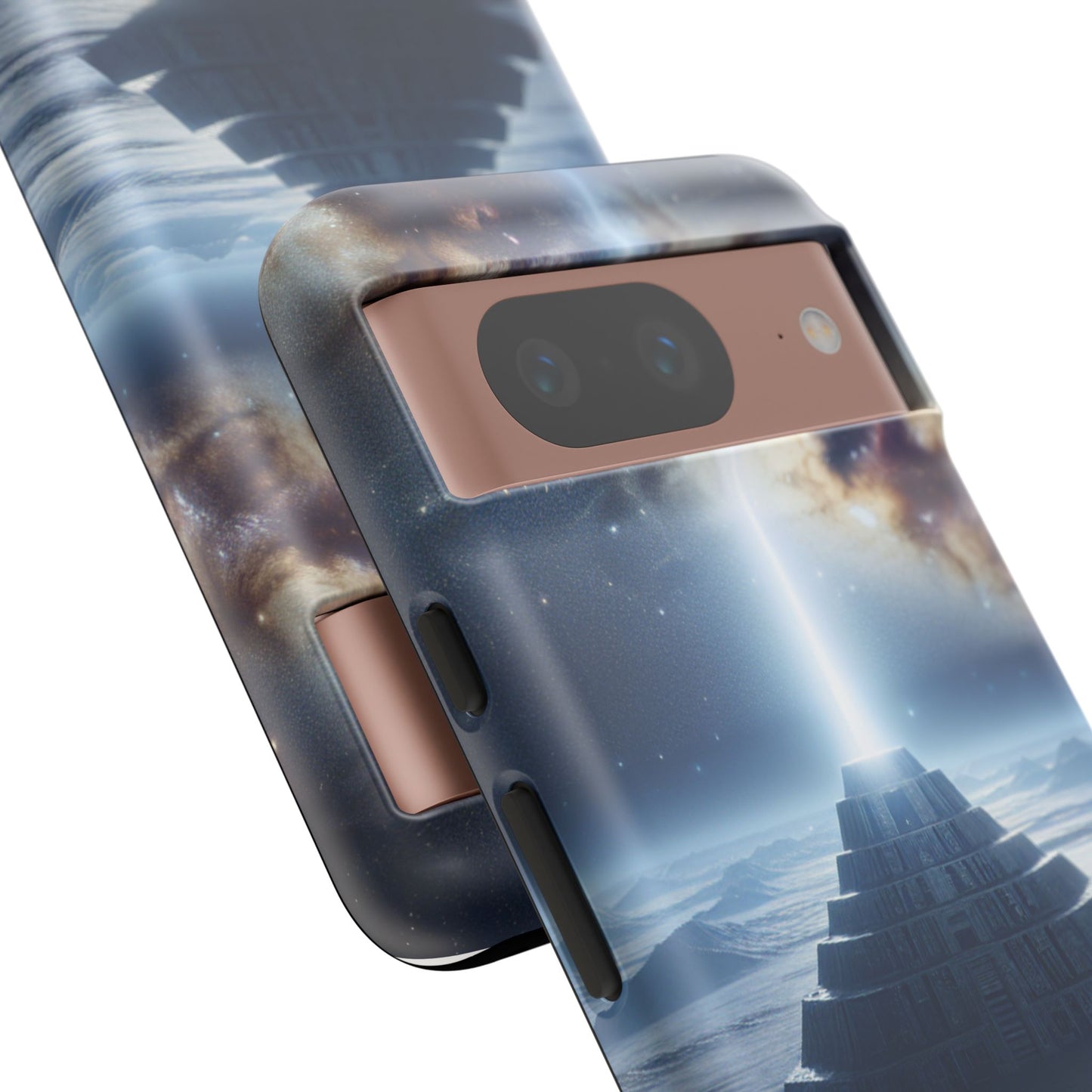 61C Akita Space Adventure Phone Case – Dual-Layer Protective Cover for iPhone & Android
