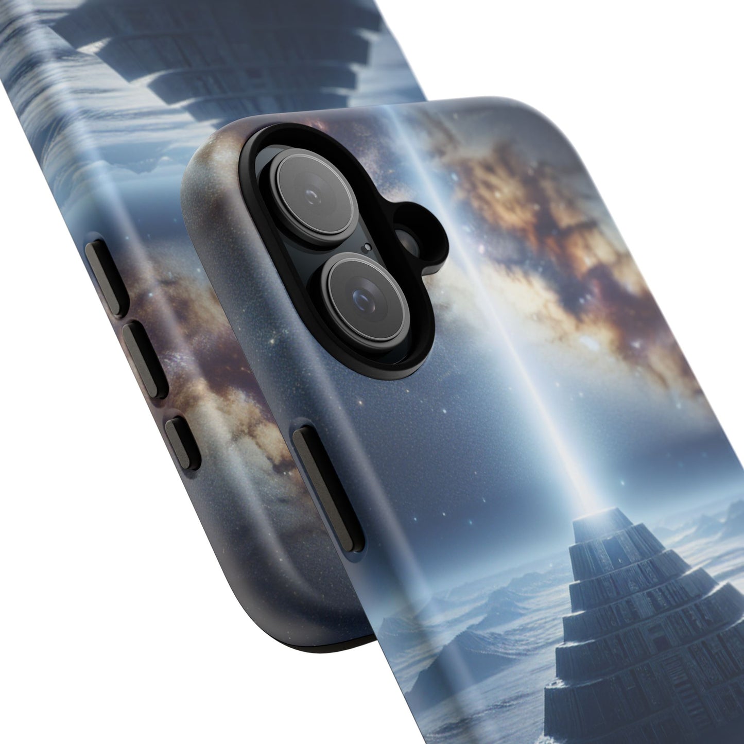 61C Akita Space Adventure Phone Case – Dual-Layer Protective Cover for iPhone & Android
