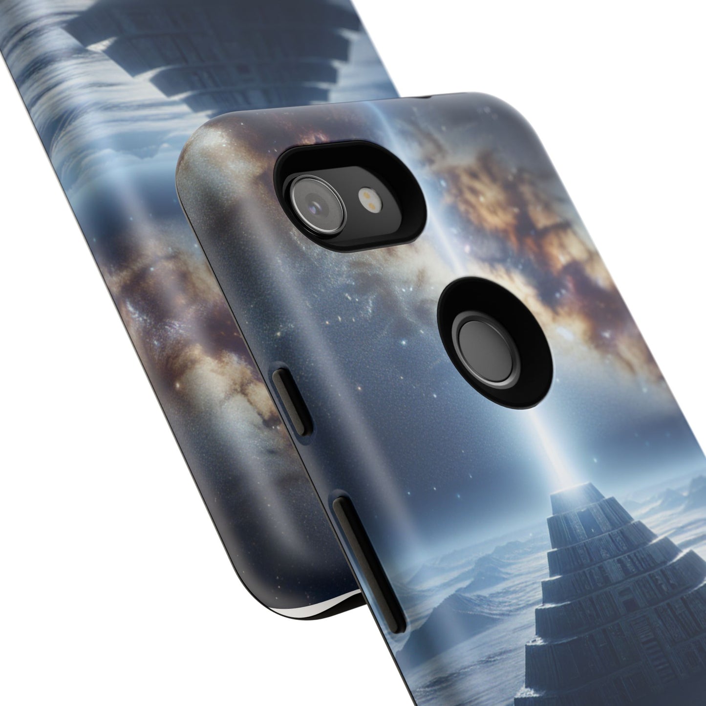 61C Akita Space Adventure Phone Case – Dual-Layer Protective Cover for iPhone & Android