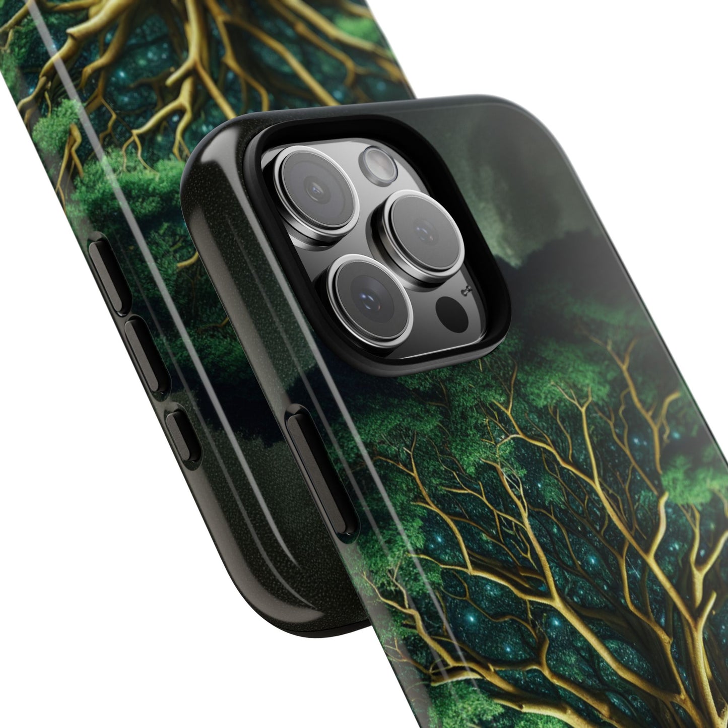 63B1 Tree of Life Nature Art Phone Case – Glossy or Matte Dual-Layer Cover for iPhone & Android