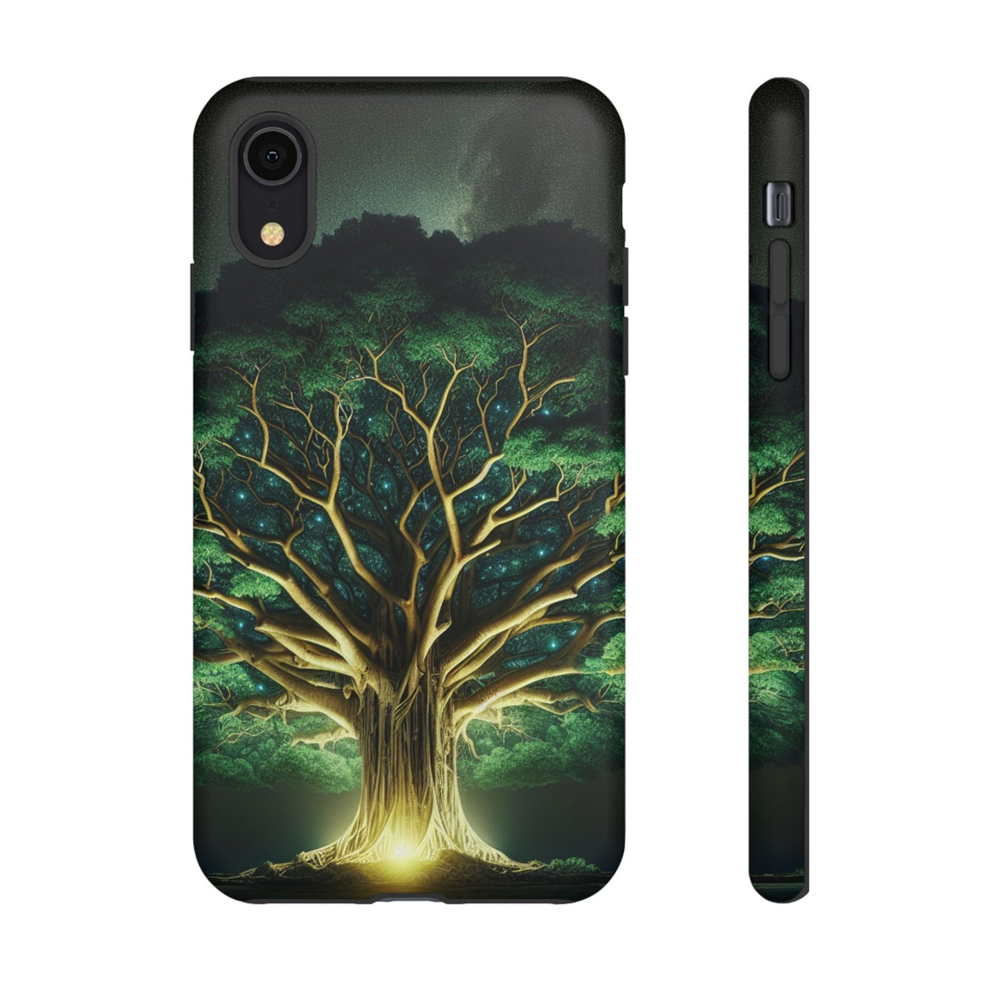 63B1 Tree of Life Nature Art Phone Case – Glossy or Matte Dual-Layer Cover for iPhone & Android