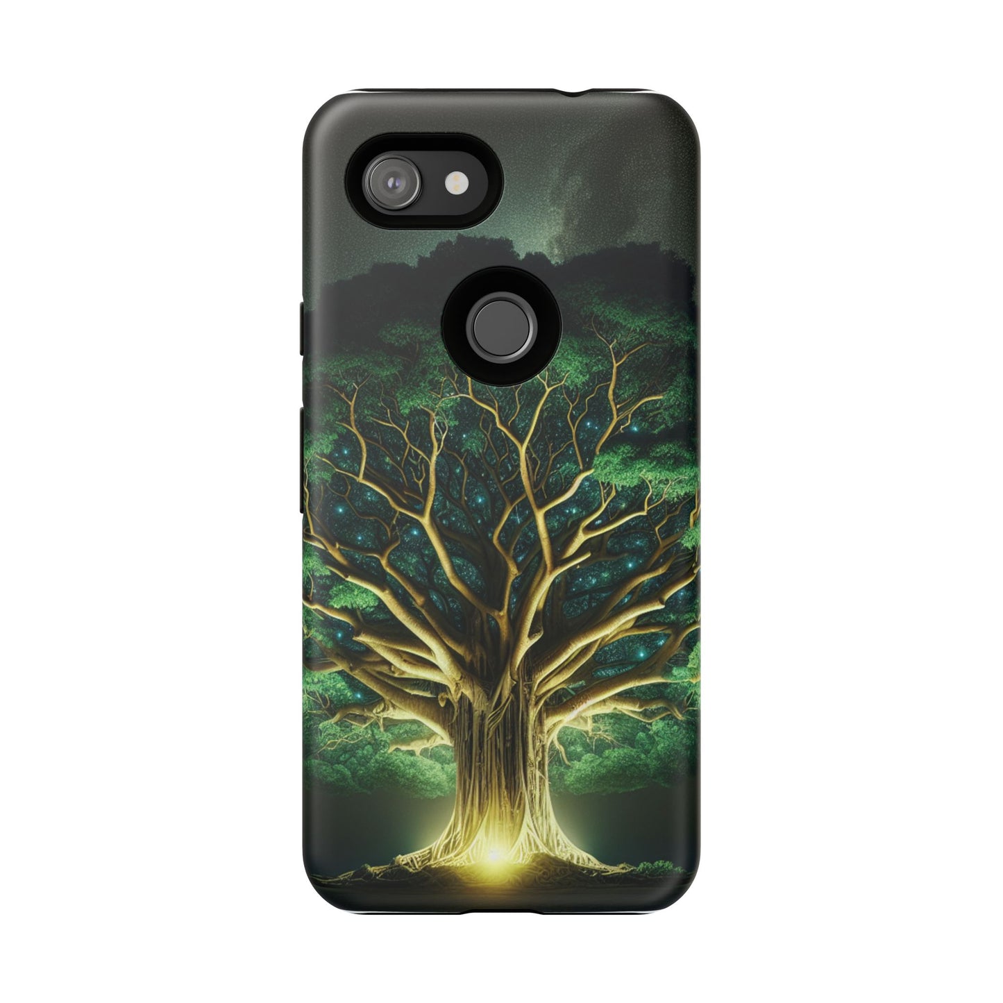 63B1 Tree of Life Nature Art Phone Case – Glossy or Matte Dual-Layer Cover for iPhone & Android