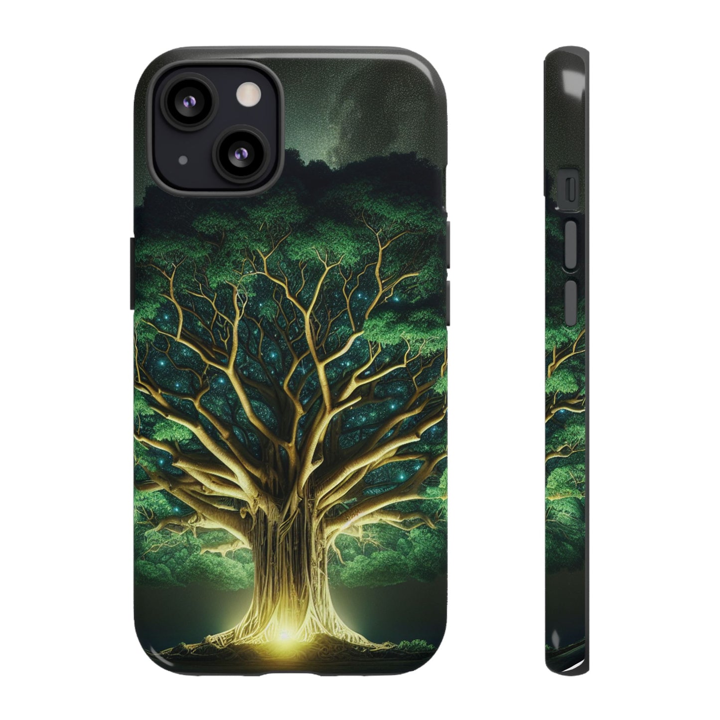 63B1 Tree of Life Nature Art Phone Case – Glossy or Matte Dual-Layer Cover for iPhone & Android