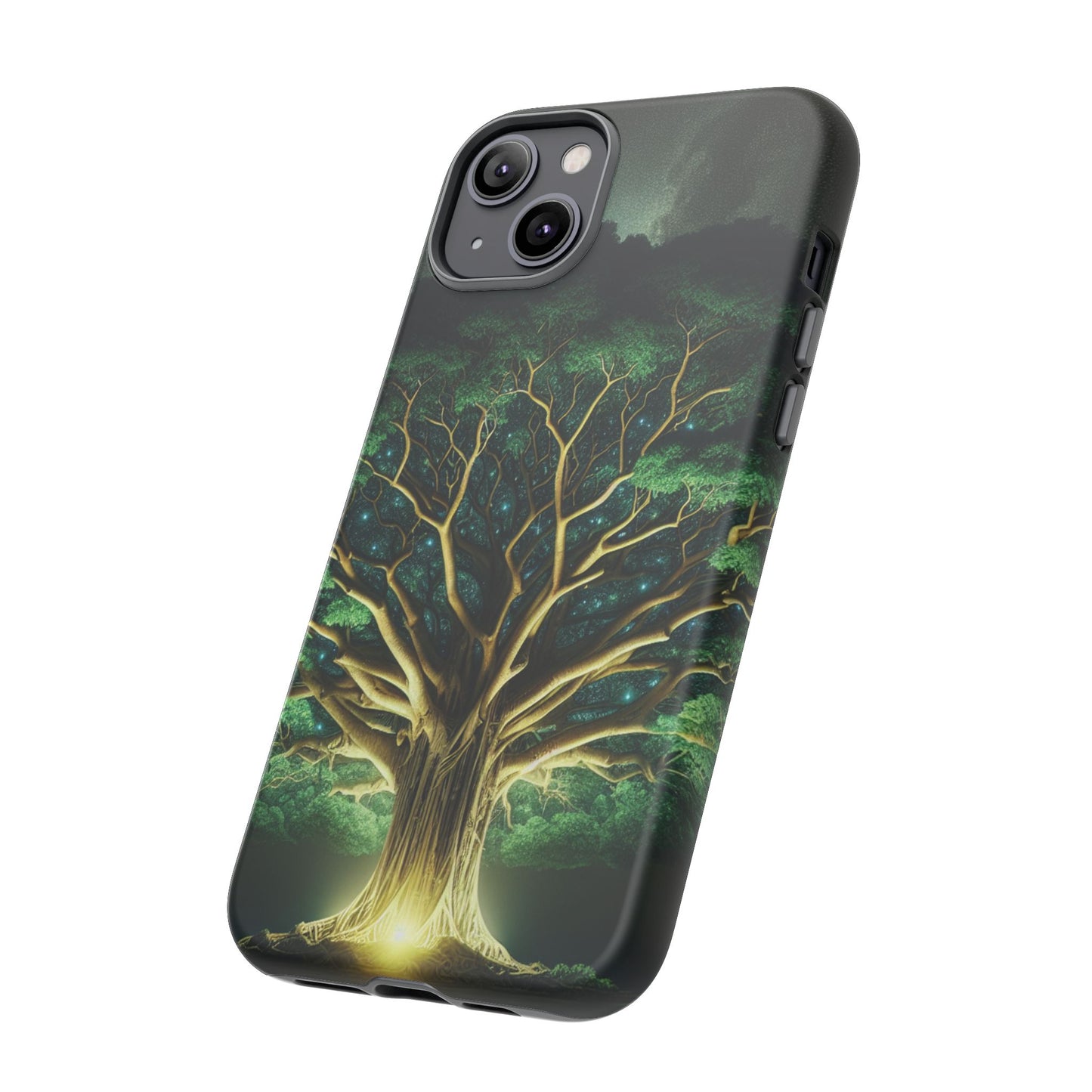 63B1 Tree of Life Nature Art Phone Case – Glossy or Matte Dual-Layer Cover for iPhone & Android