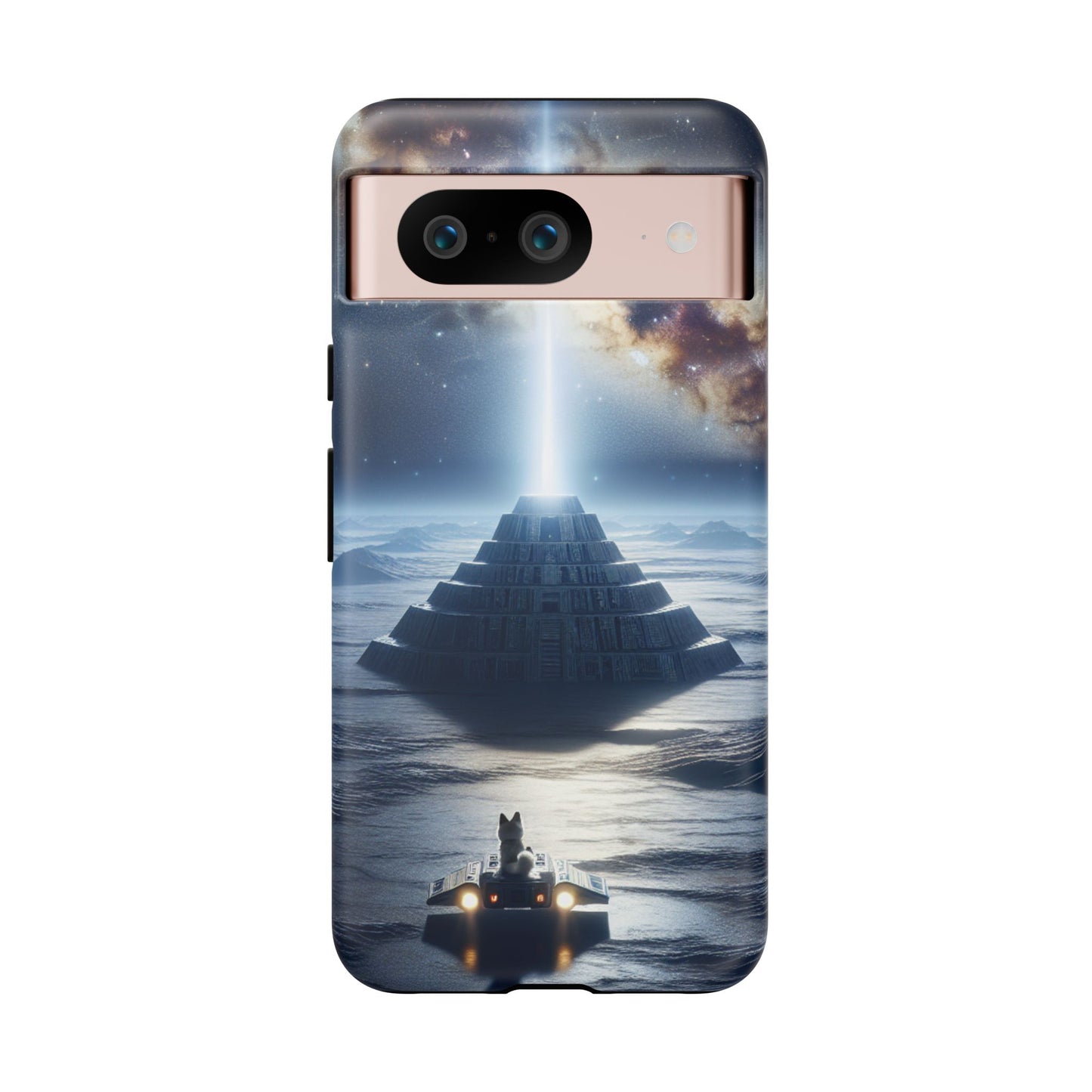 61C Akita Space Adventure Phone Case – Dual-Layer Protective Cover for iPhone & Android