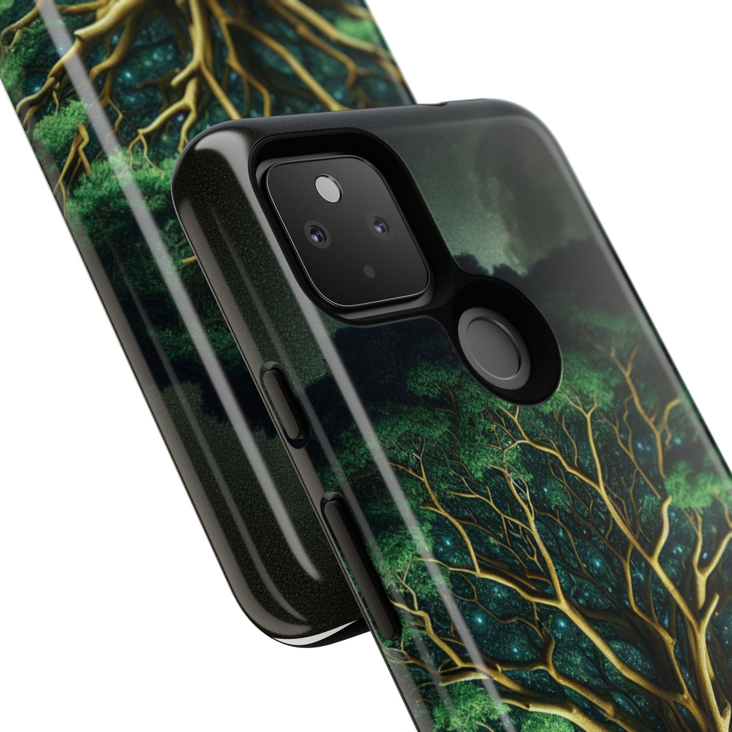63B1 Tree of Life Nature Art Phone Case – Glossy or Matte Dual-Layer Cover for iPhone & Android