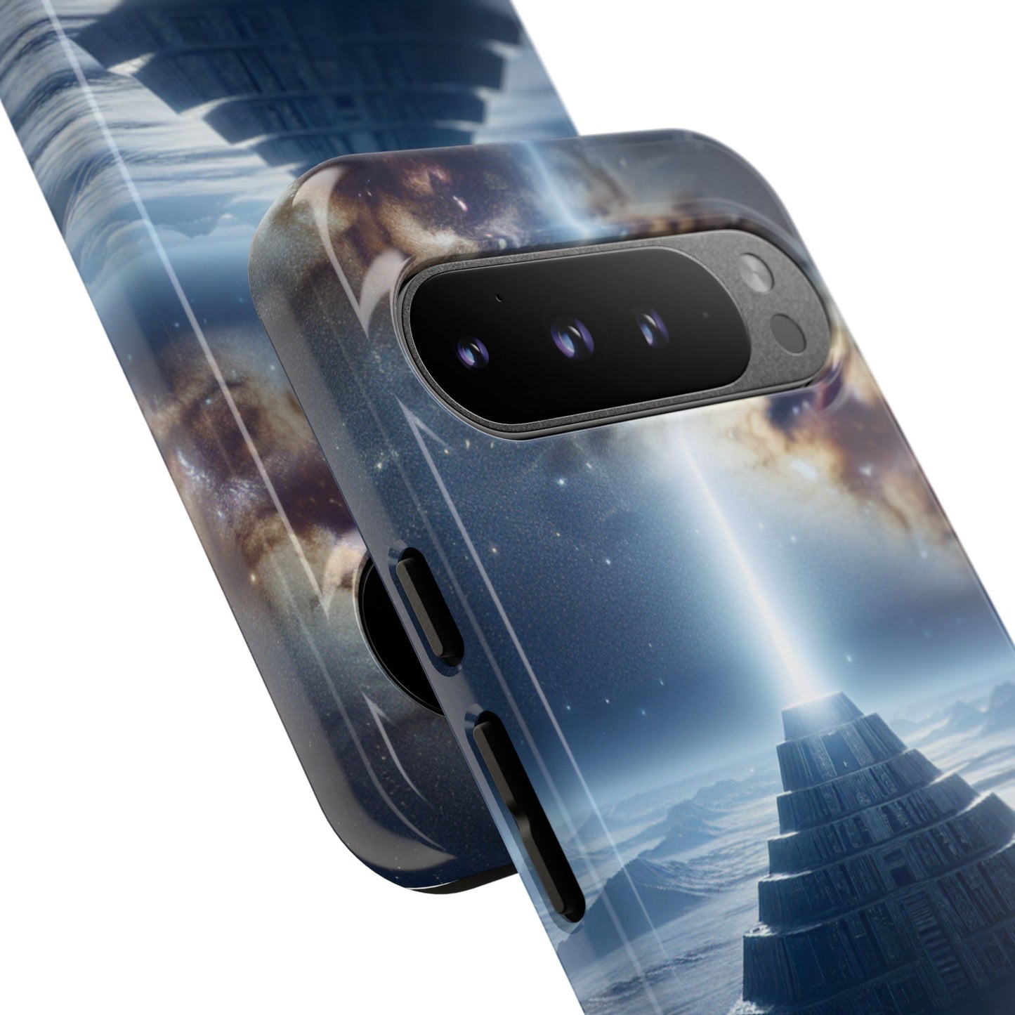 61C Akita Space Adventure Phone Case – Dual-Layer Protective Cover for iPhone & Android