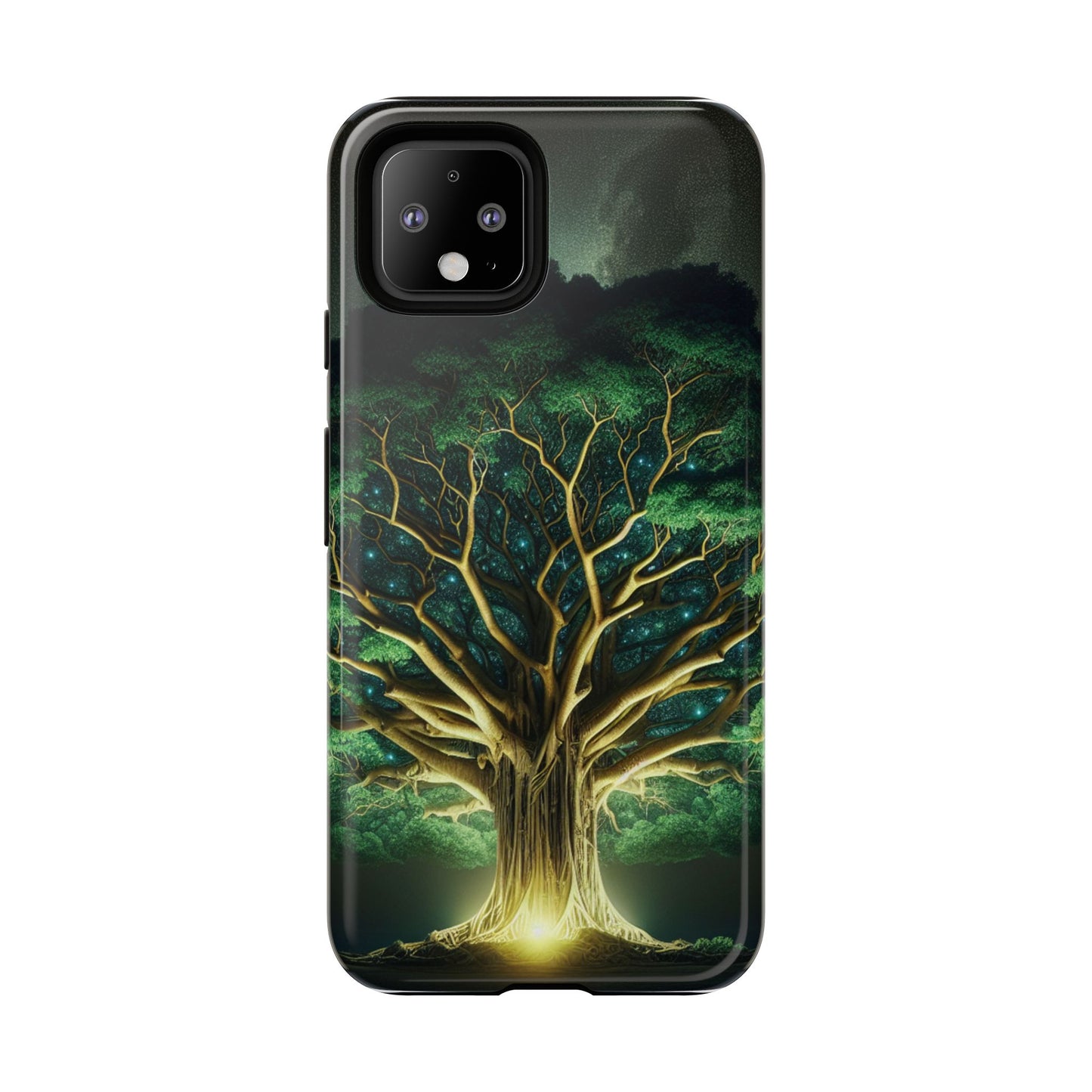63B1 Tree of Life Nature Art Phone Case – Glossy or Matte Dual-Layer Cover for iPhone & Android