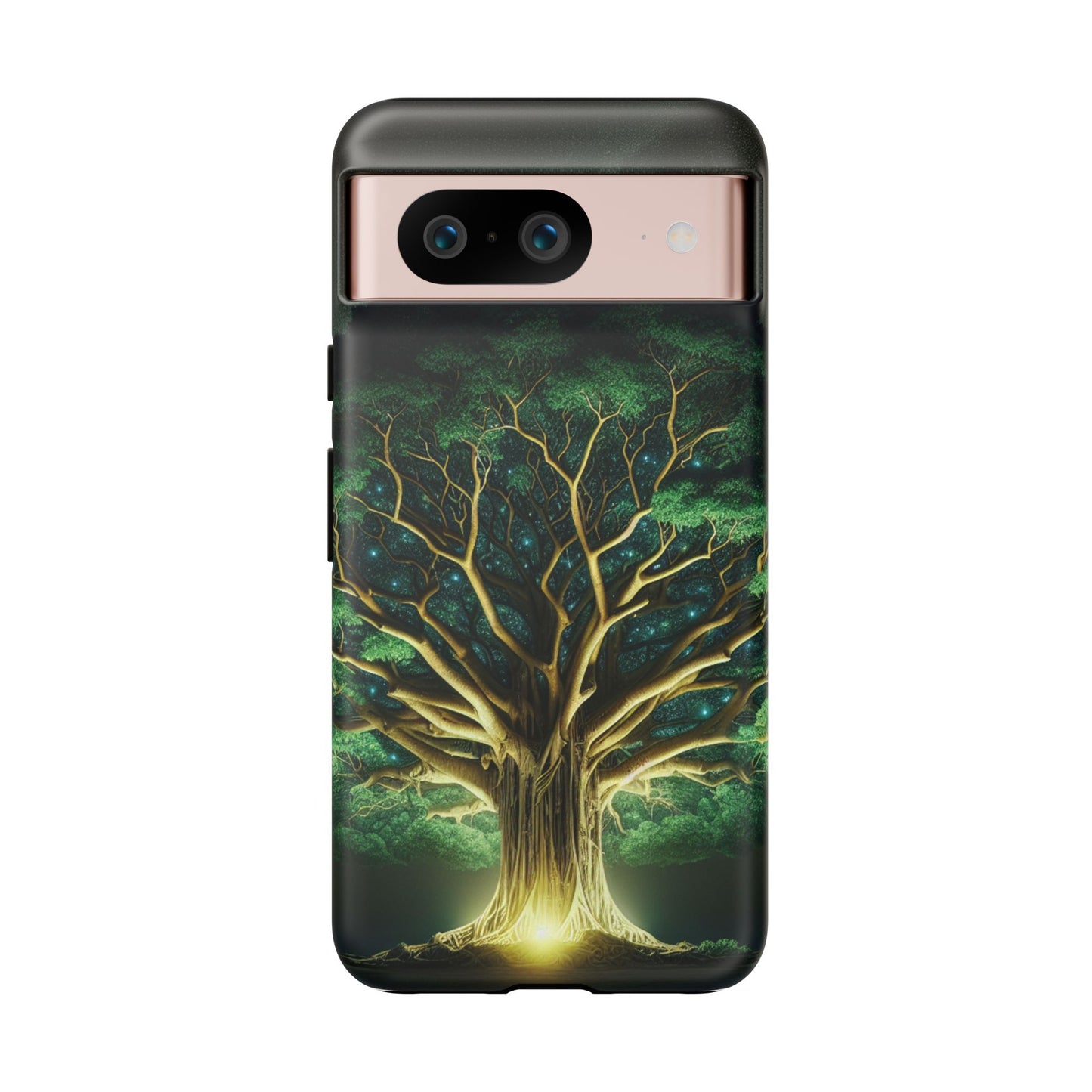 63B1 Tree of Life Nature Art Phone Case – Glossy or Matte Dual-Layer Cover for iPhone & Android