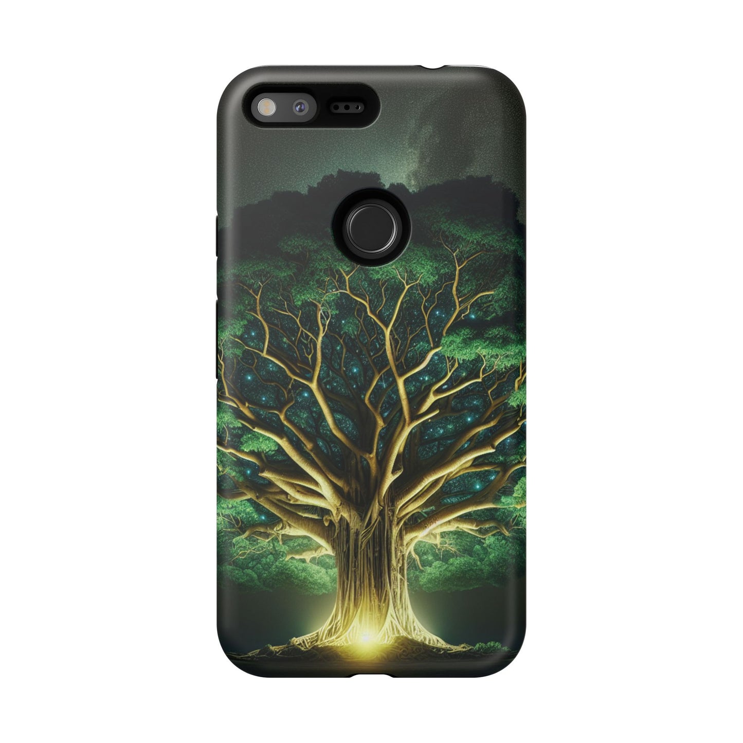 63B1 Tree of Life Nature Art Phone Case – Glossy or Matte Dual-Layer Cover for iPhone & Android