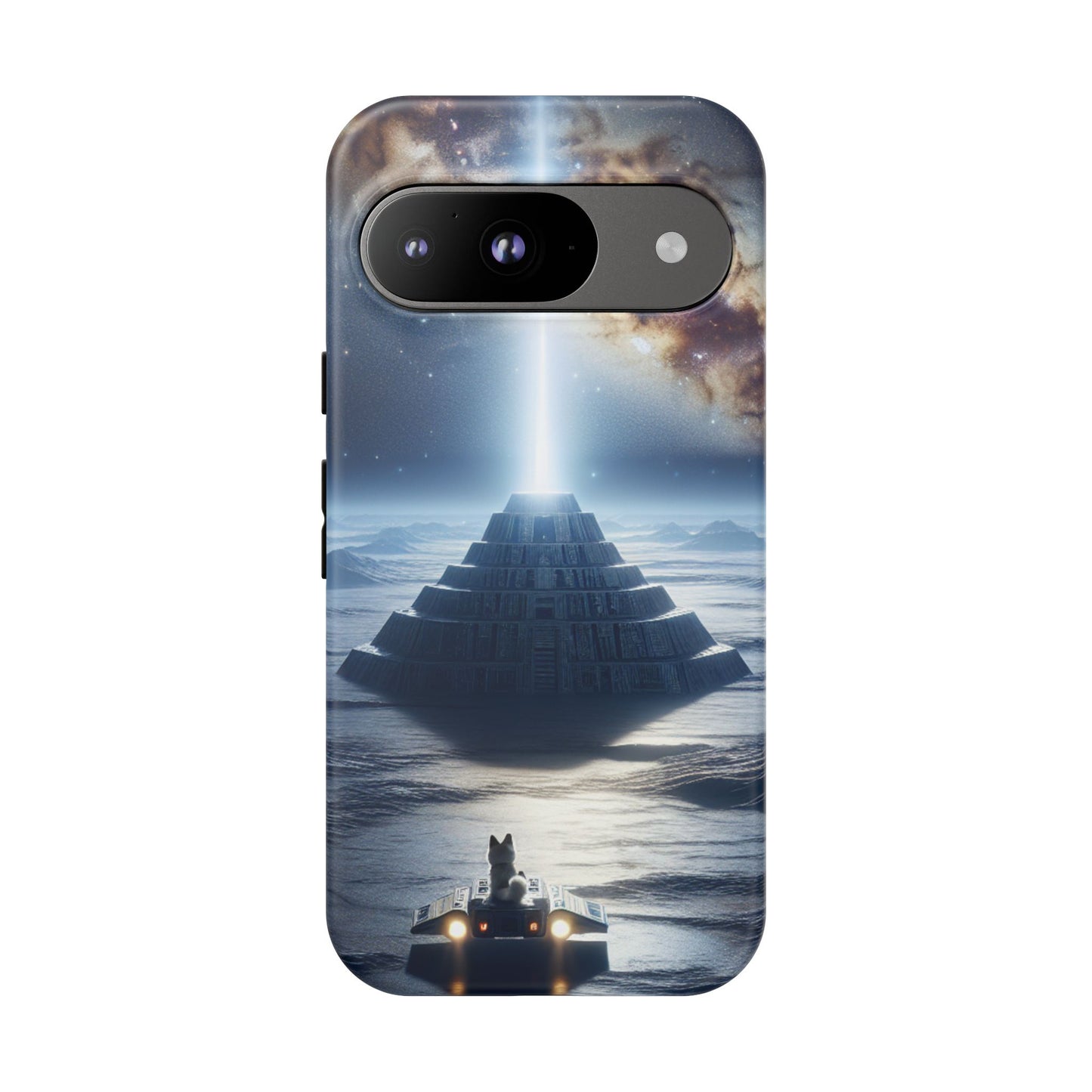 61C Akita Space Adventure Phone Case – Dual-Layer Protective Cover for iPhone & Android