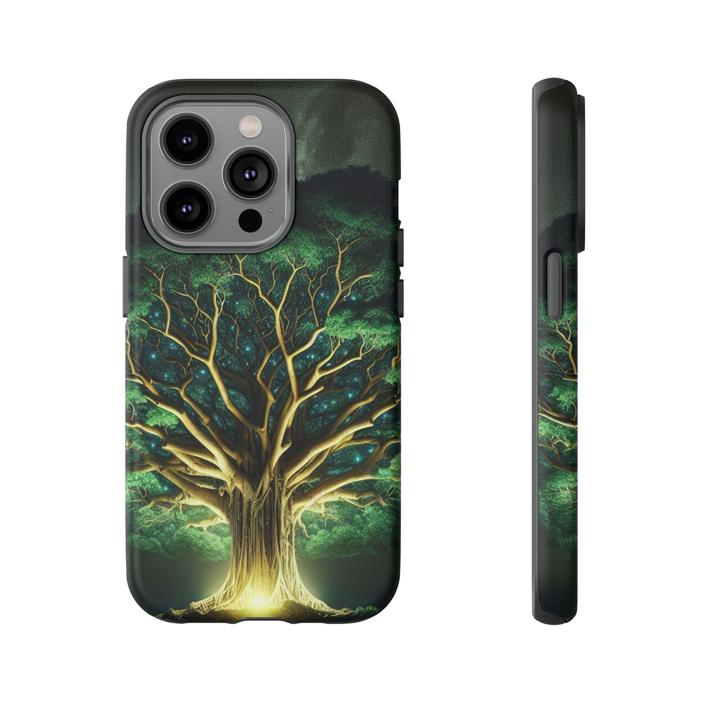 63B1 Tree of Life Nature Art Phone Case – Glossy or Matte Dual-Layer Cover for iPhone & Android