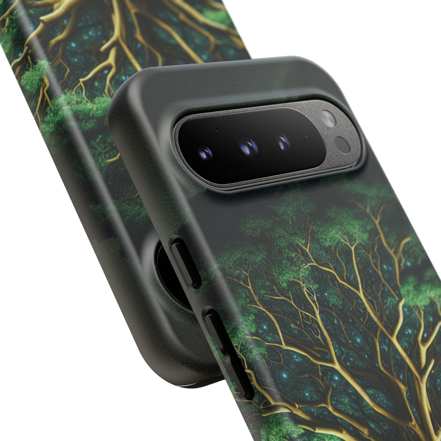 63B1 Tree of Life Nature Art Phone Case – Glossy or Matte Dual-Layer Cover for iPhone & Android