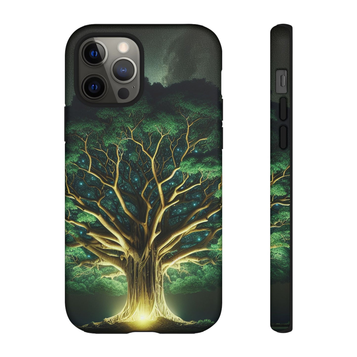 63B1 Tree of Life Nature Art Phone Case – Glossy or Matte Dual-Layer Cover for iPhone & Android
