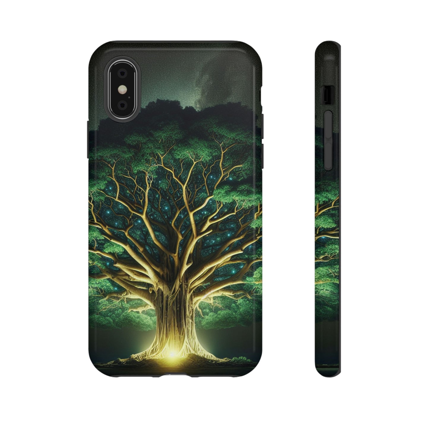 63B1 Tree of Life Nature Art Phone Case – Glossy or Matte Dual-Layer Cover for iPhone & Android