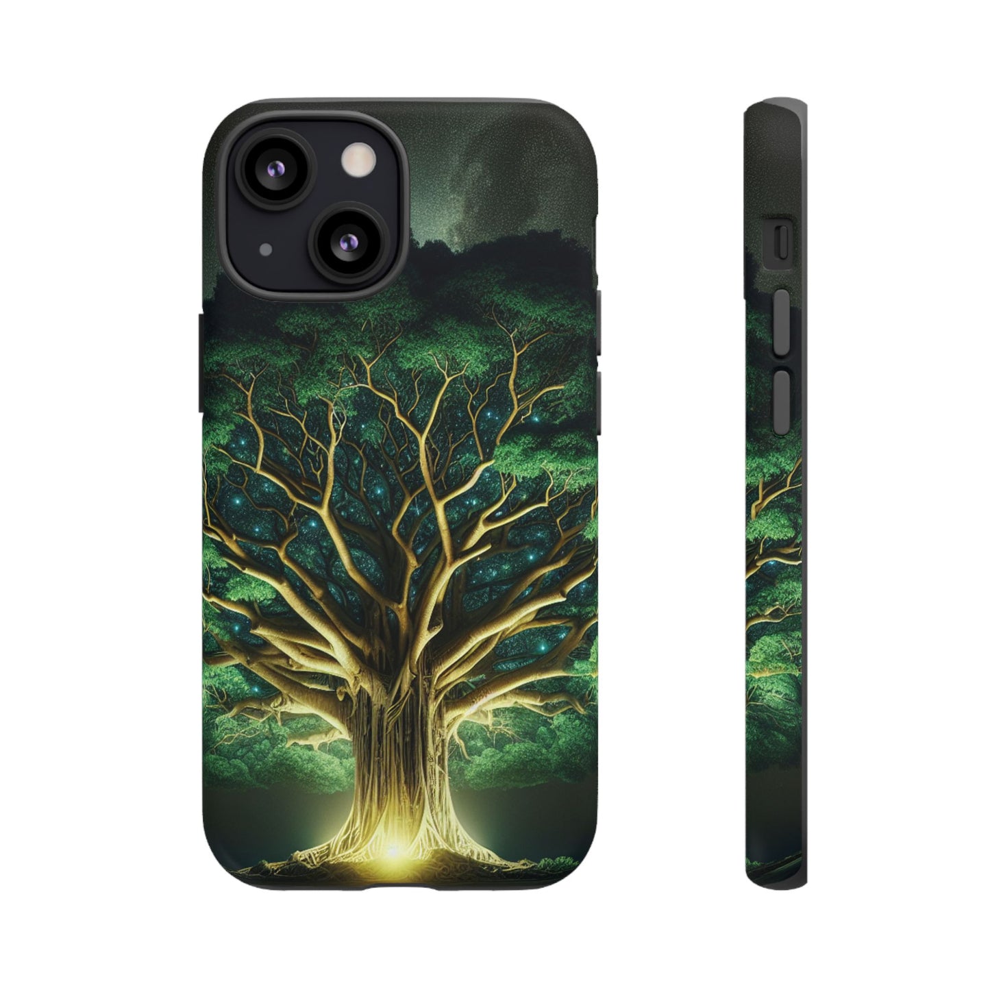 63B1 Tree of Life Nature Art Phone Case – Glossy or Matte Dual-Layer Cover for iPhone & Android