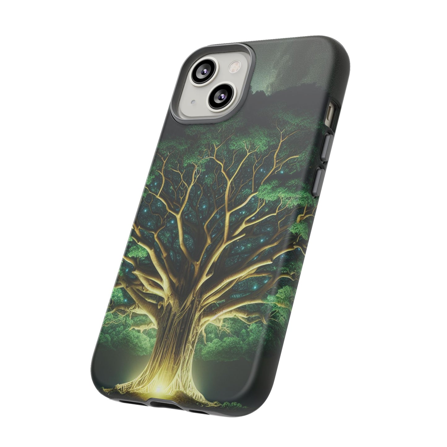 63B1 Tree of Life Nature Art Phone Case – Glossy or Matte Dual-Layer Cover for iPhone & Android