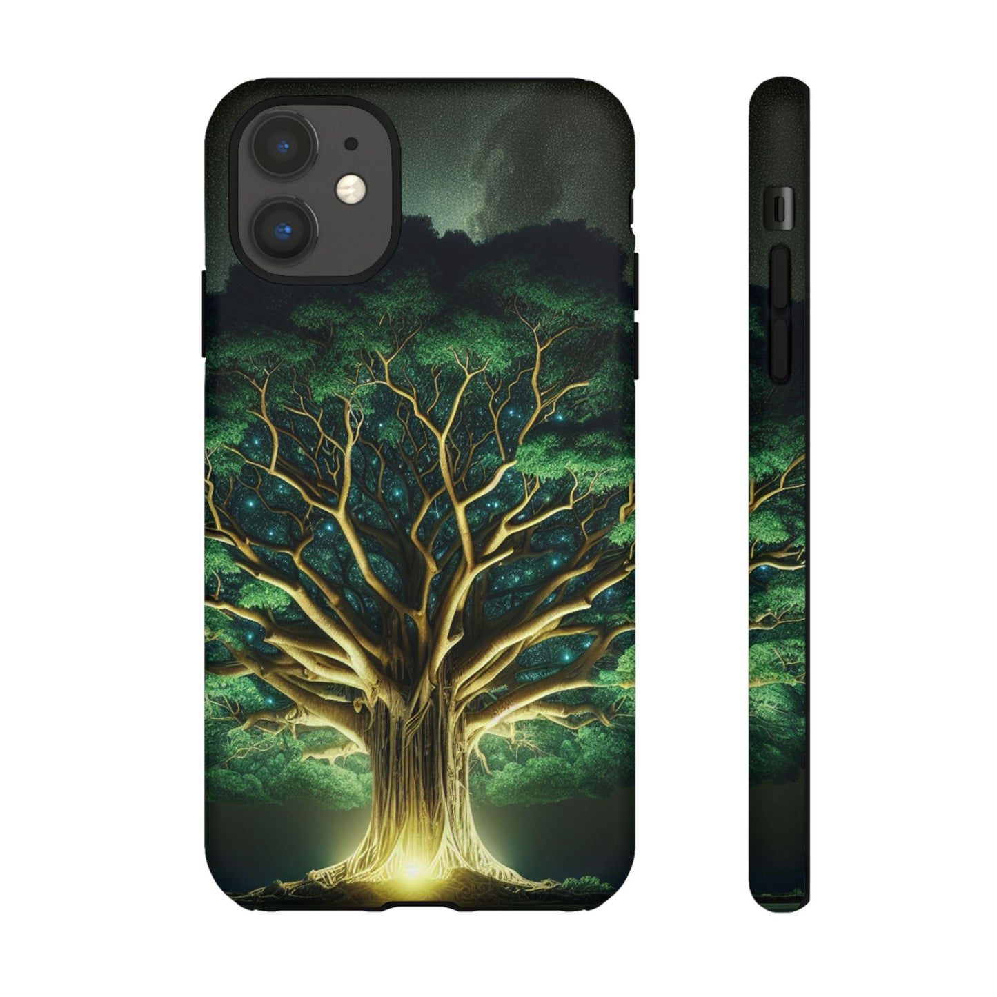 63B1 Tree of Life Nature Art Phone Case – Glossy or Matte Dual-Layer Cover for iPhone & Android