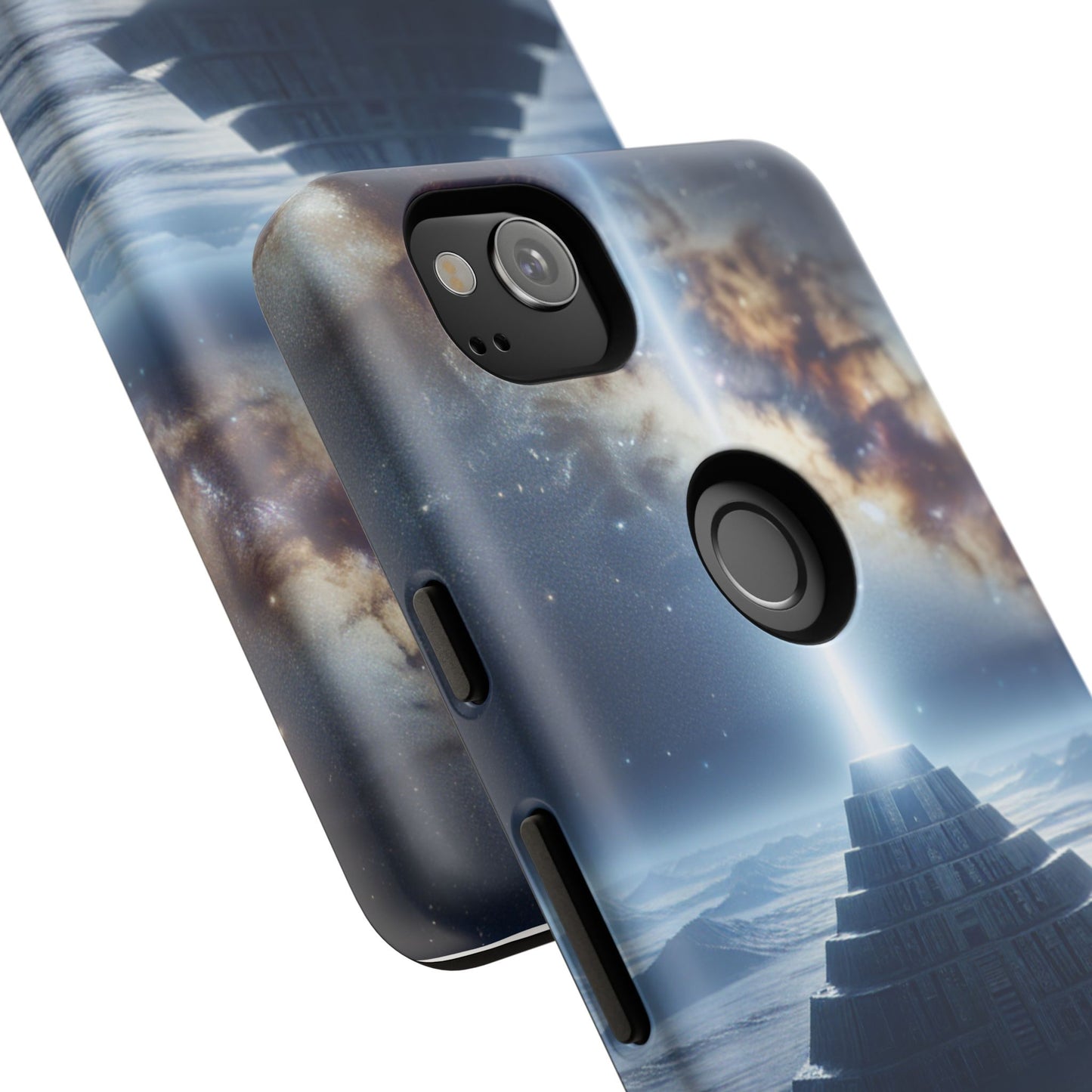 61C Akita Space Adventure Phone Case – Dual-Layer Protective Cover for iPhone & Android
