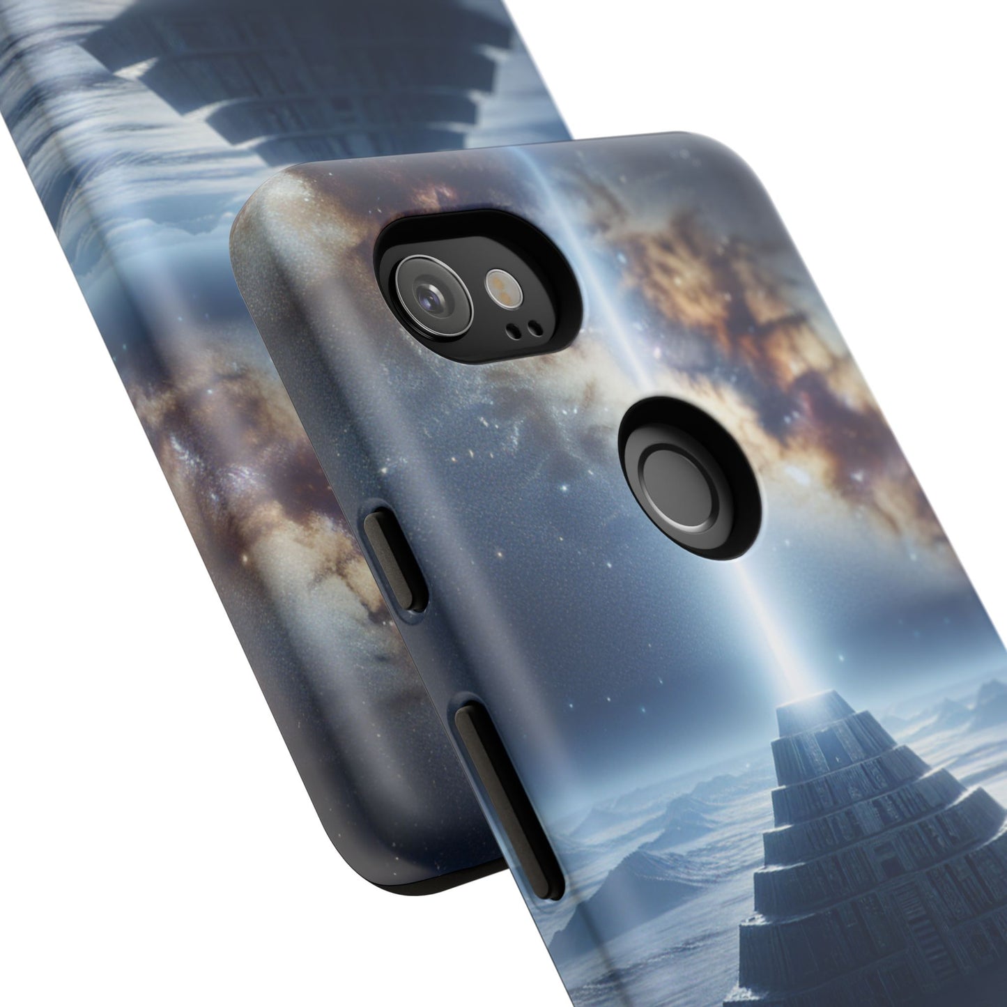 61C Akita Space Adventure Phone Case – Dual-Layer Protective Cover for iPhone & Android