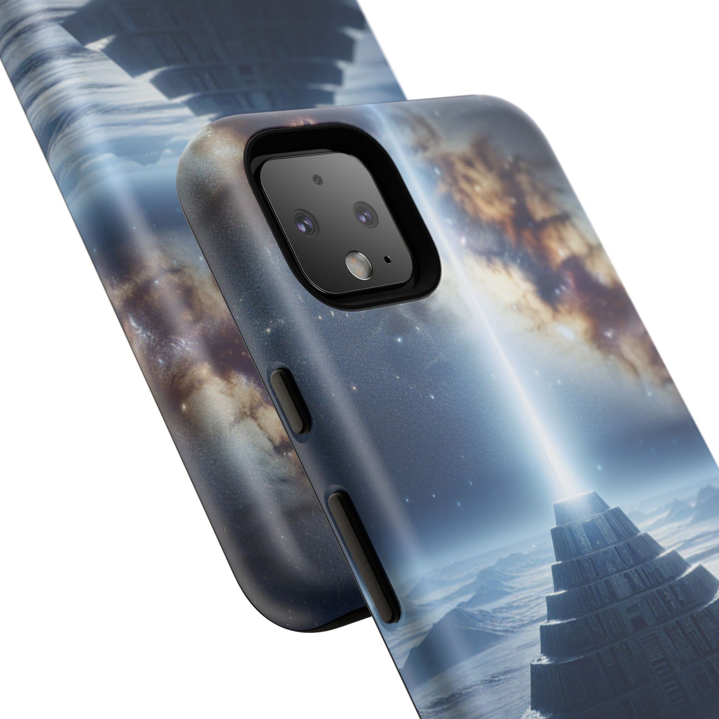 61C Akita Space Adventure Phone Case – Dual-Layer Protective Cover for iPhone & Android