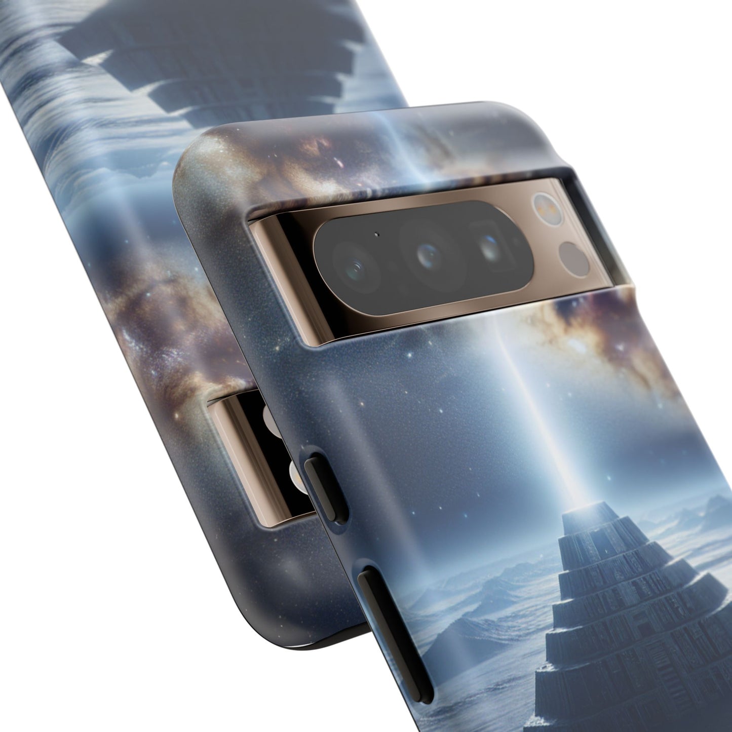 61C Akita Space Adventure Phone Case – Dual-Layer Protective Cover for iPhone & Android