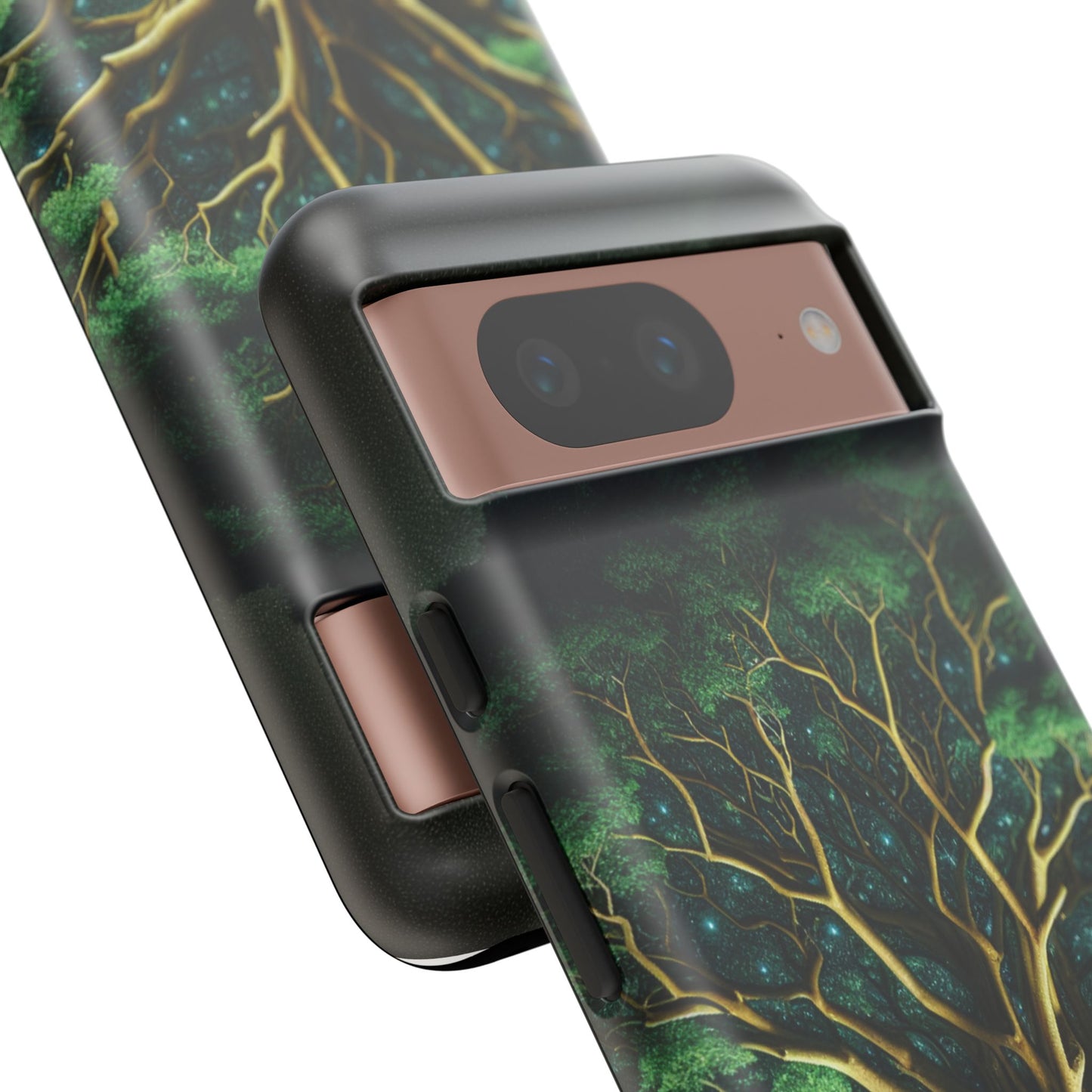 63B1 Tree of Life Nature Art Phone Case – Glossy or Matte Dual-Layer Cover for iPhone & Android