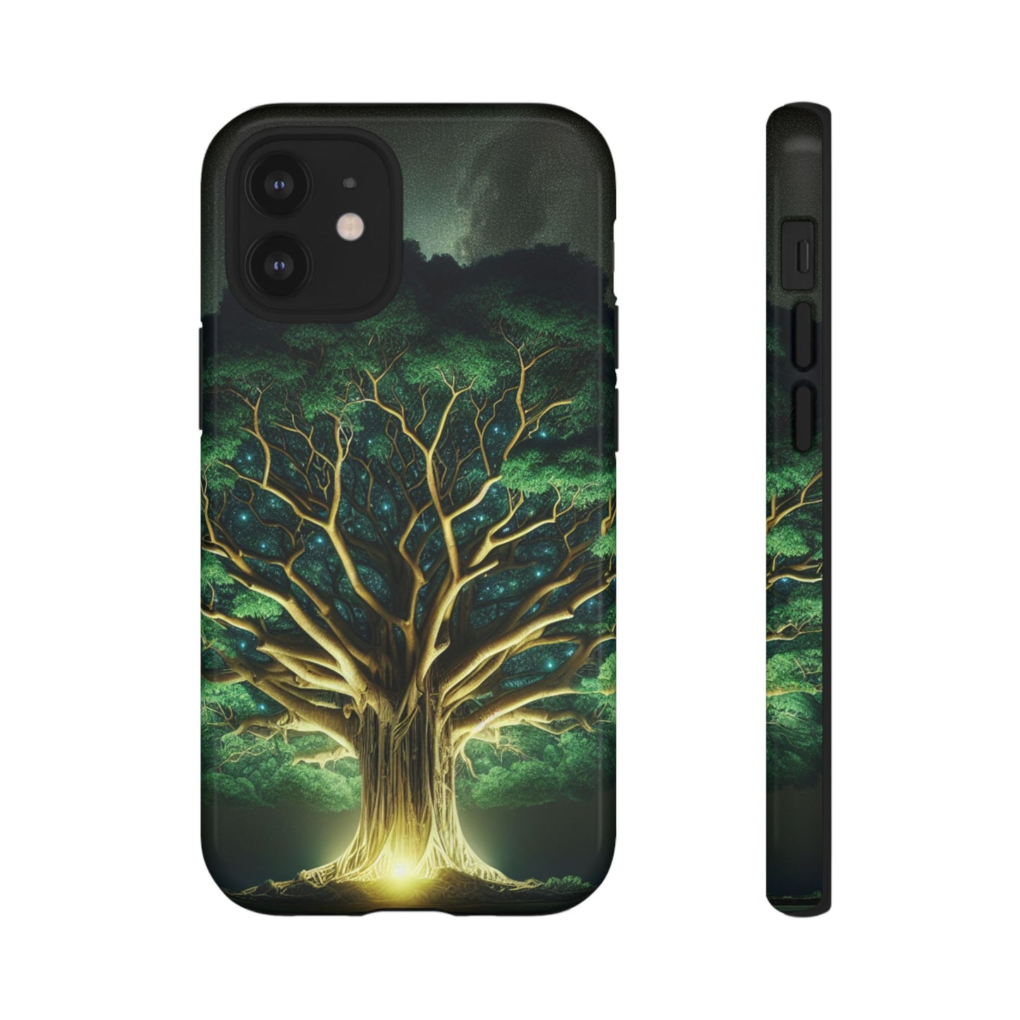 63B1 Tree of Life Nature Art Phone Case – Glossy or Matte Dual-Layer Cover for iPhone & Android