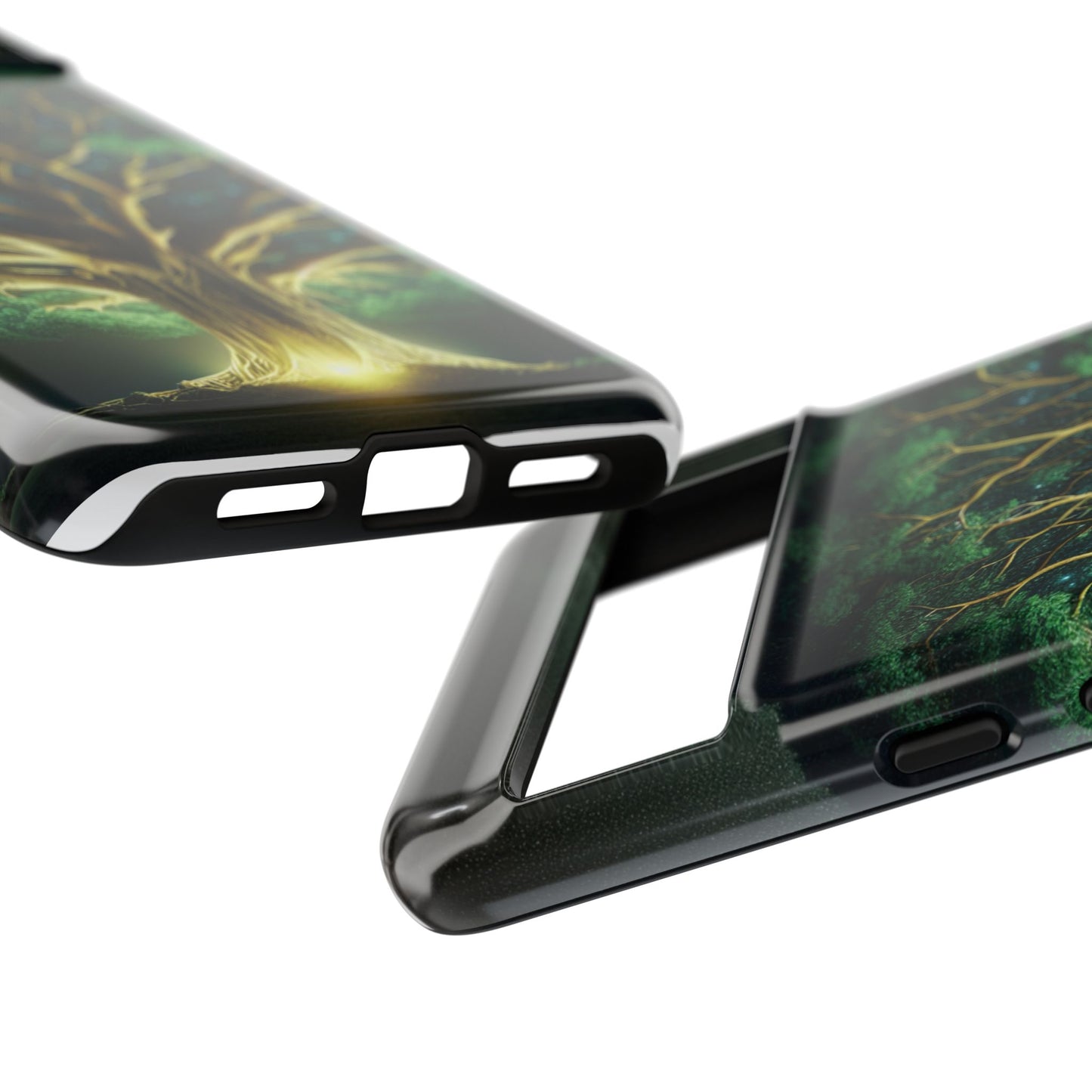 63B1 Tree of Life Nature Art Phone Case – Glossy or Matte Dual-Layer Cover for iPhone & Android