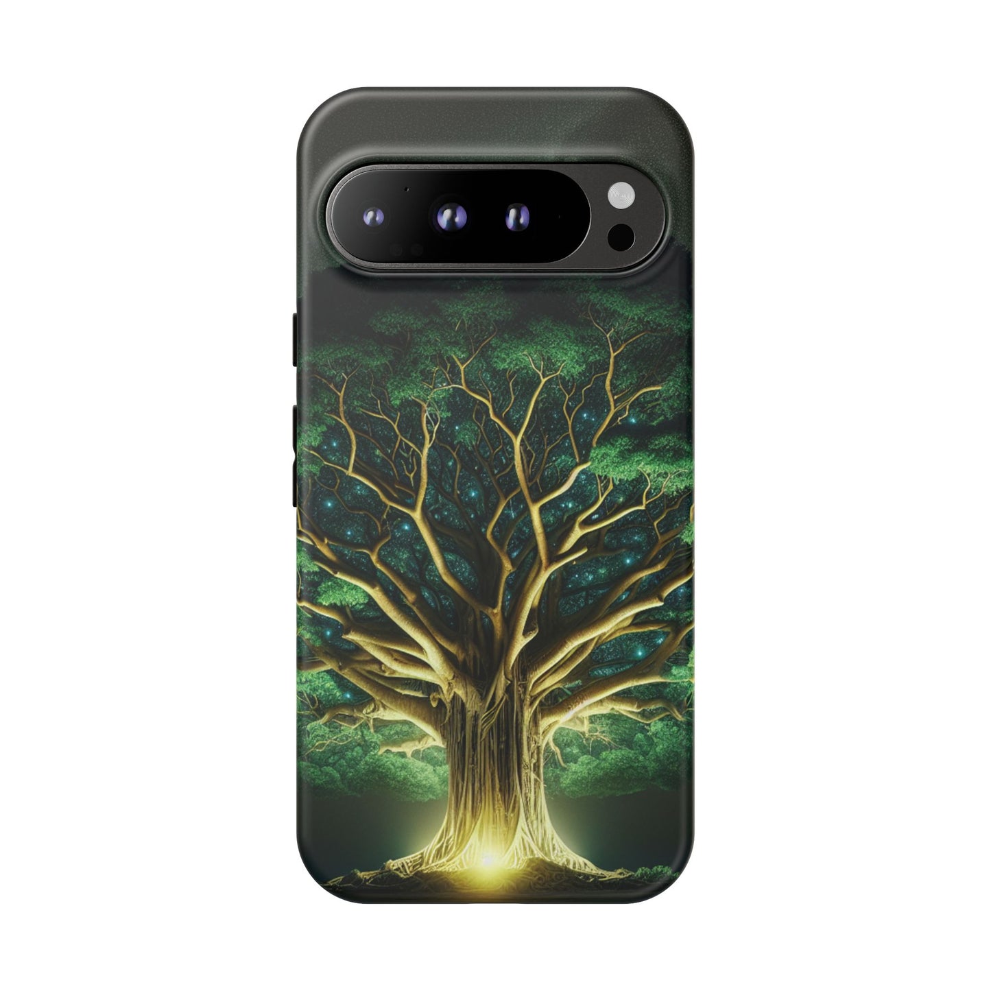 63B1 Tree of Life Nature Art Phone Case – Glossy or Matte Dual-Layer Cover for iPhone & Android