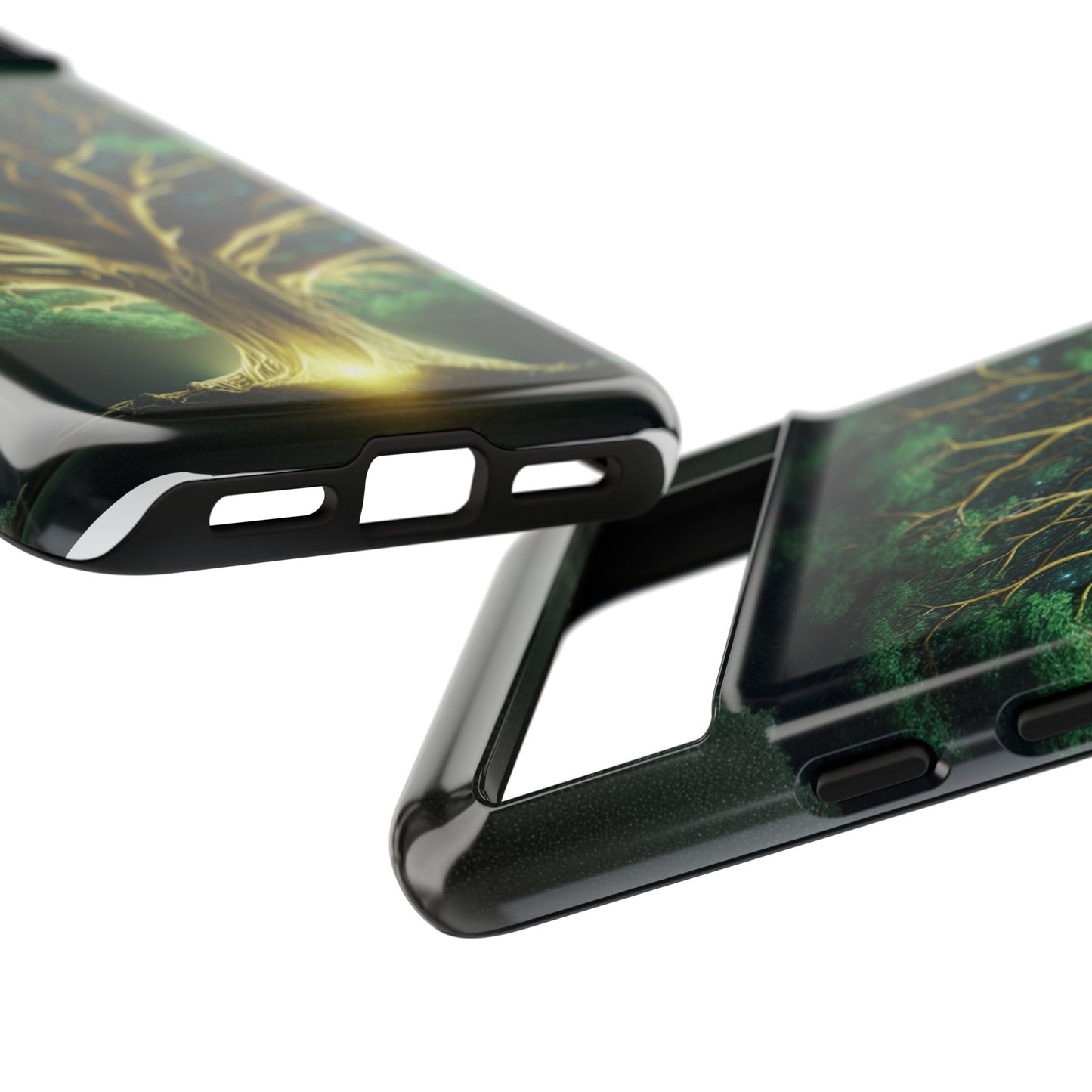 63B1 Tree of Life Nature Art Phone Case – Glossy or Matte Dual-Layer Cover for iPhone & Android