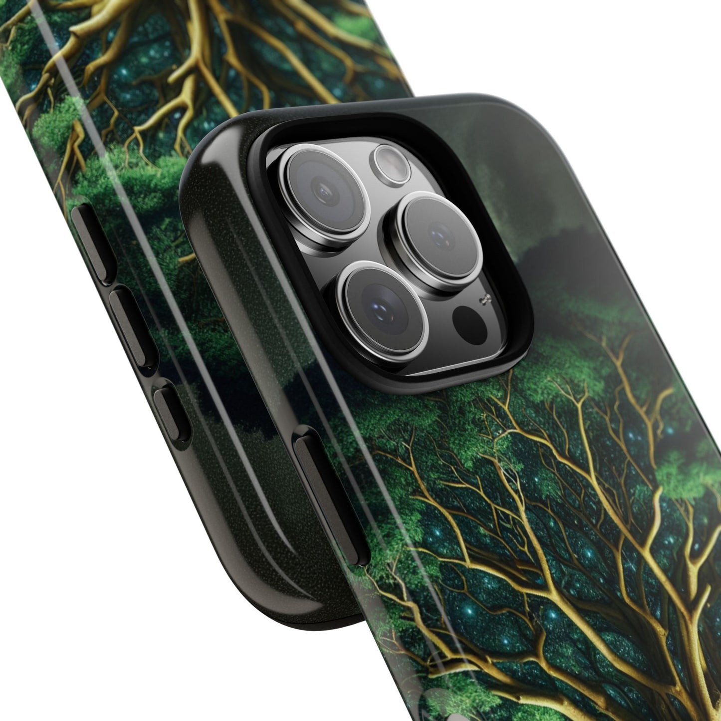 63B1 Tree of Life Nature Art Phone Case – Glossy or Matte Dual-Layer Cover for iPhone & Android