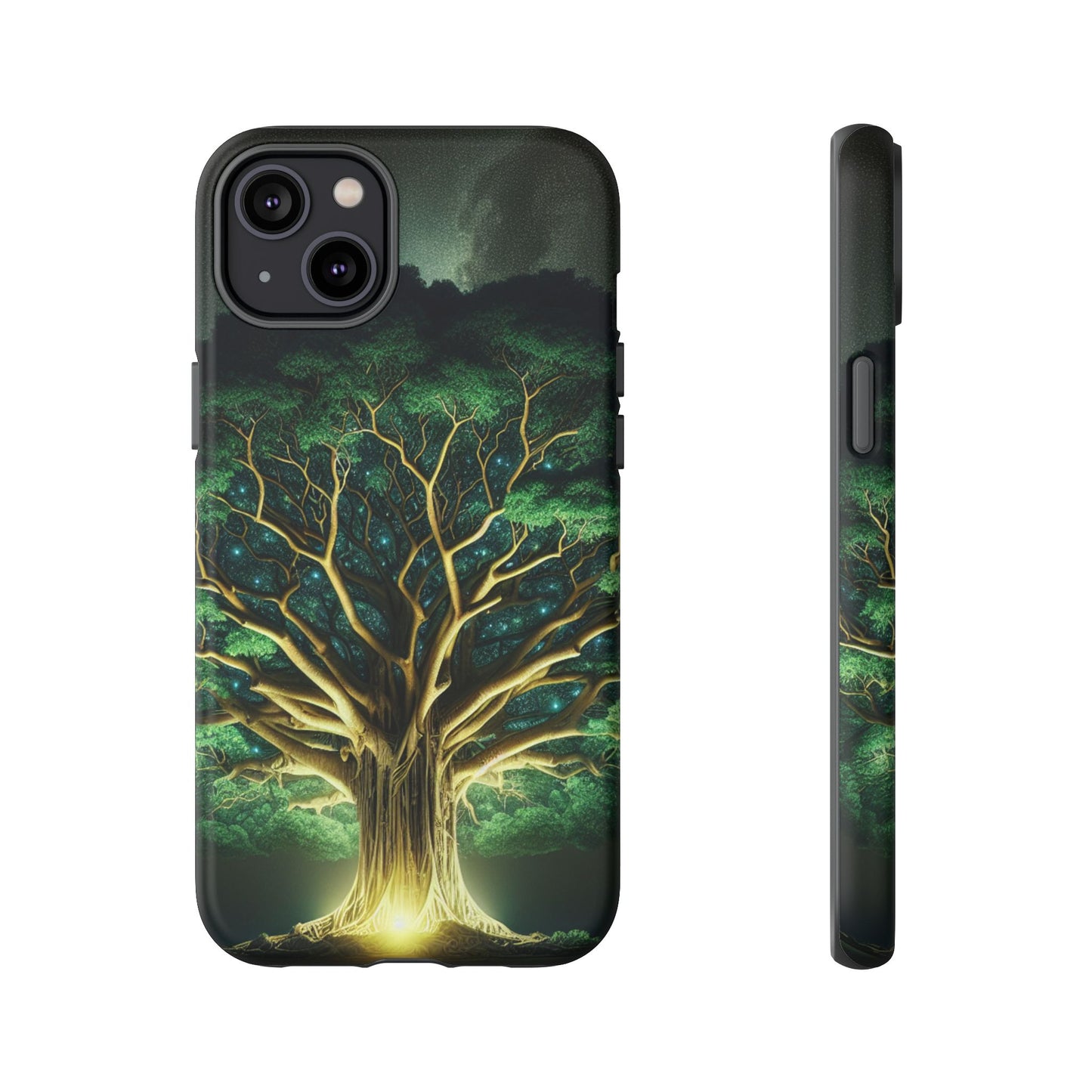 63B1 Tree of Life Nature Art Phone Case – Glossy or Matte Dual-Layer Cover for iPhone & Android