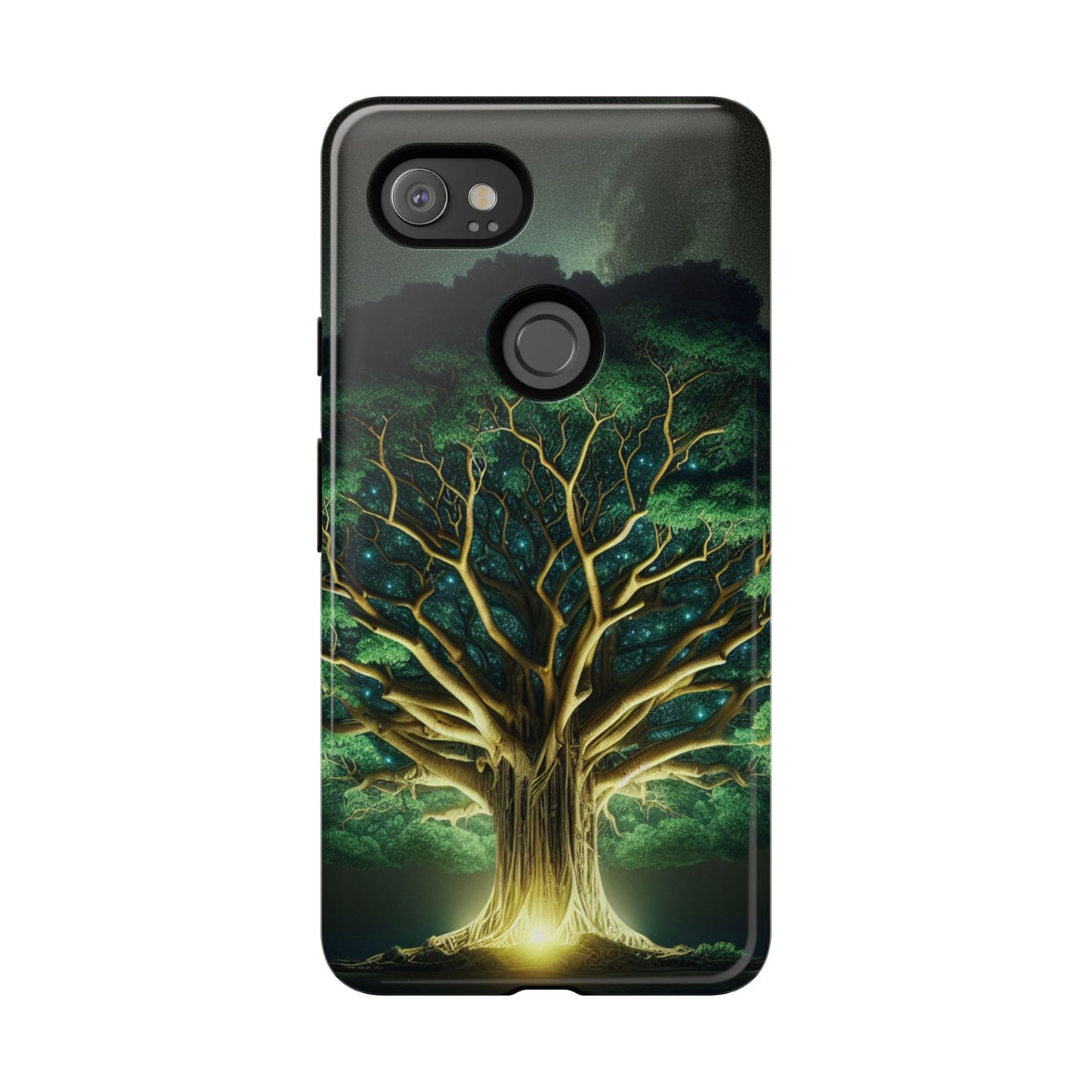 63B1 Tree of Life Nature Art Phone Case – Glossy or Matte Dual-Layer Cover for iPhone & Android