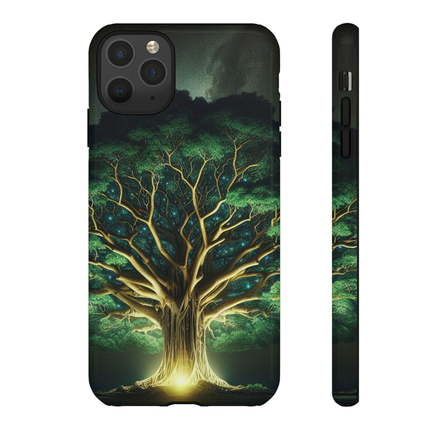 63B1 Tree of Life Nature Art Phone Case – Glossy or Matte Dual-Layer Cover for iPhone & Android