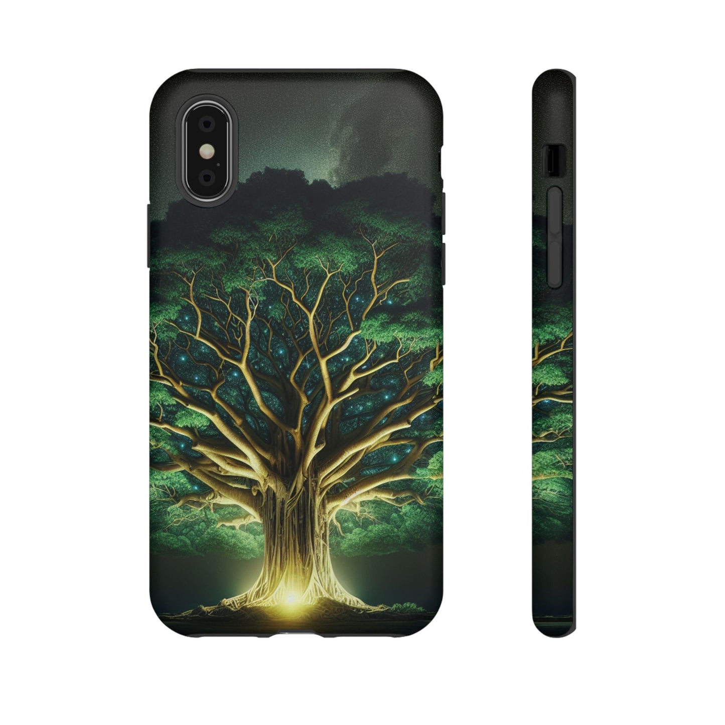 63B1 Tree of Life Nature Art Phone Case – Glossy or Matte Dual-Layer Cover for iPhone & Android