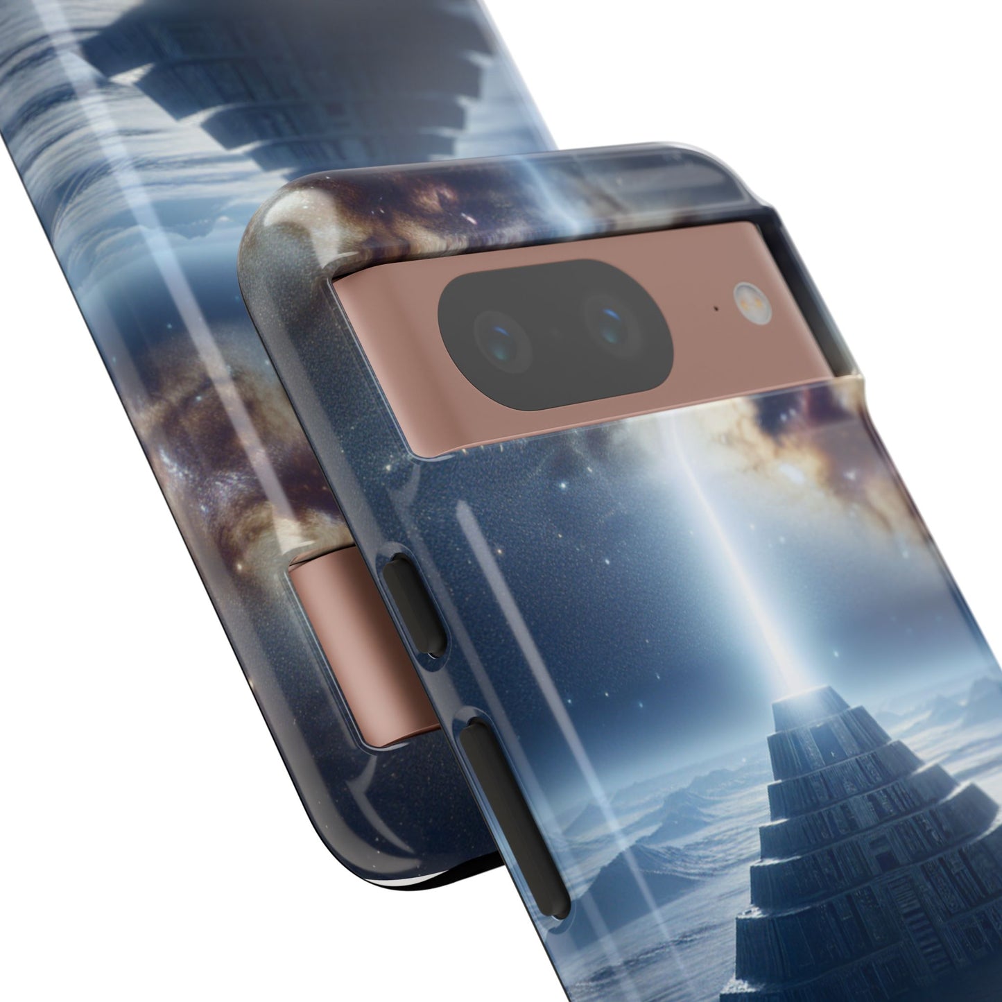61C Akita Space Adventure Phone Case – Dual-Layer Protective Cover for iPhone & Android