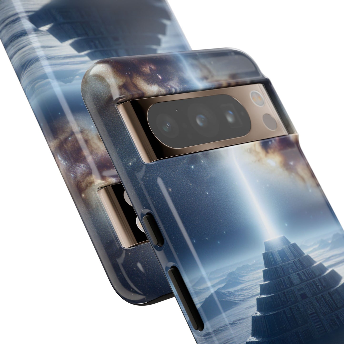 61C Akita Space Adventure Phone Case – Dual-Layer Protective Cover for iPhone & Android
