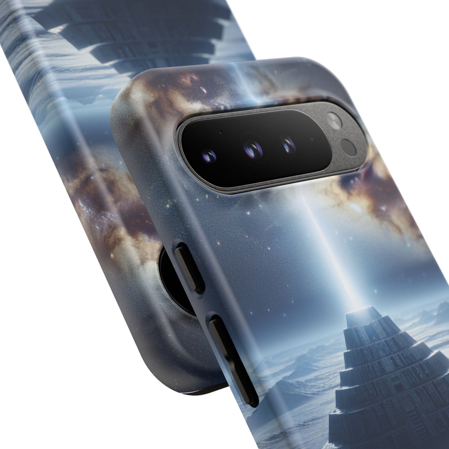 61C Akita Space Adventure Phone Case – Dual-Layer Protective Cover for iPhone & Android