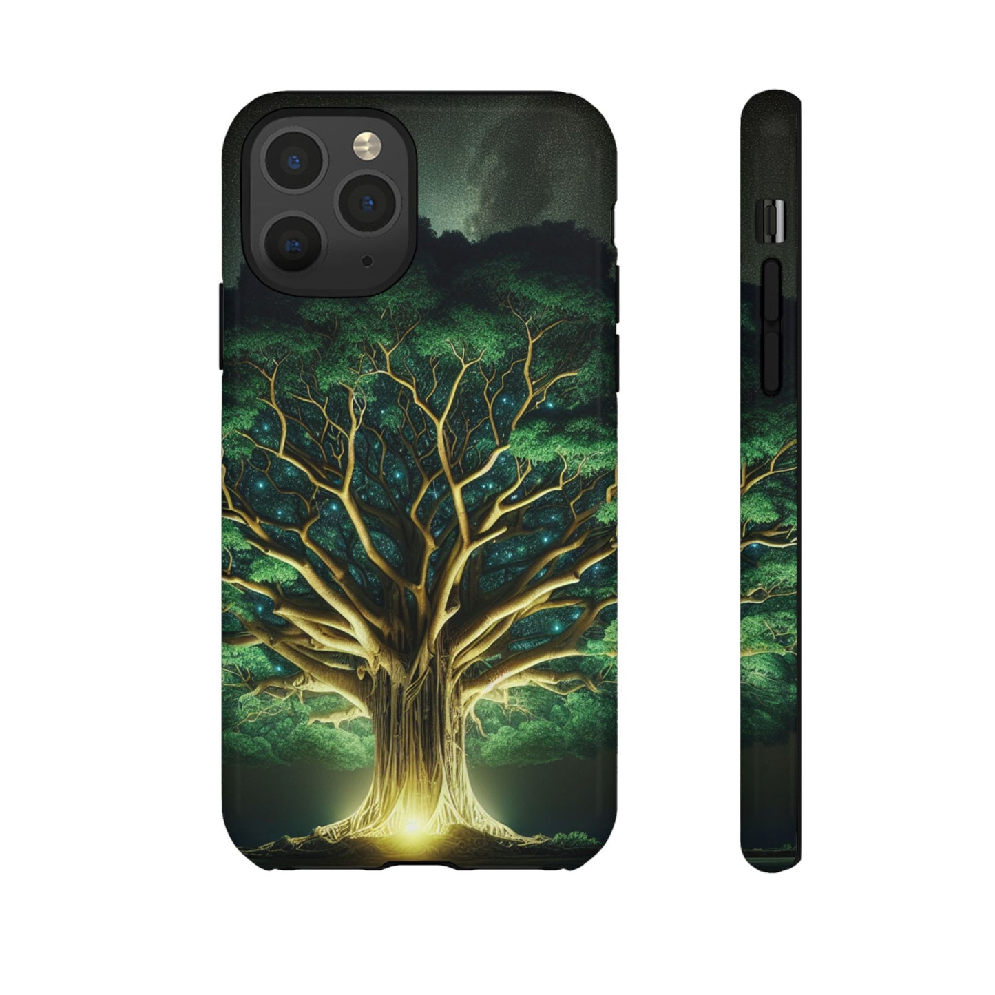 63B1 Tree of Life Nature Art Phone Case – Glossy or Matte Dual-Layer Cover for iPhone & Android