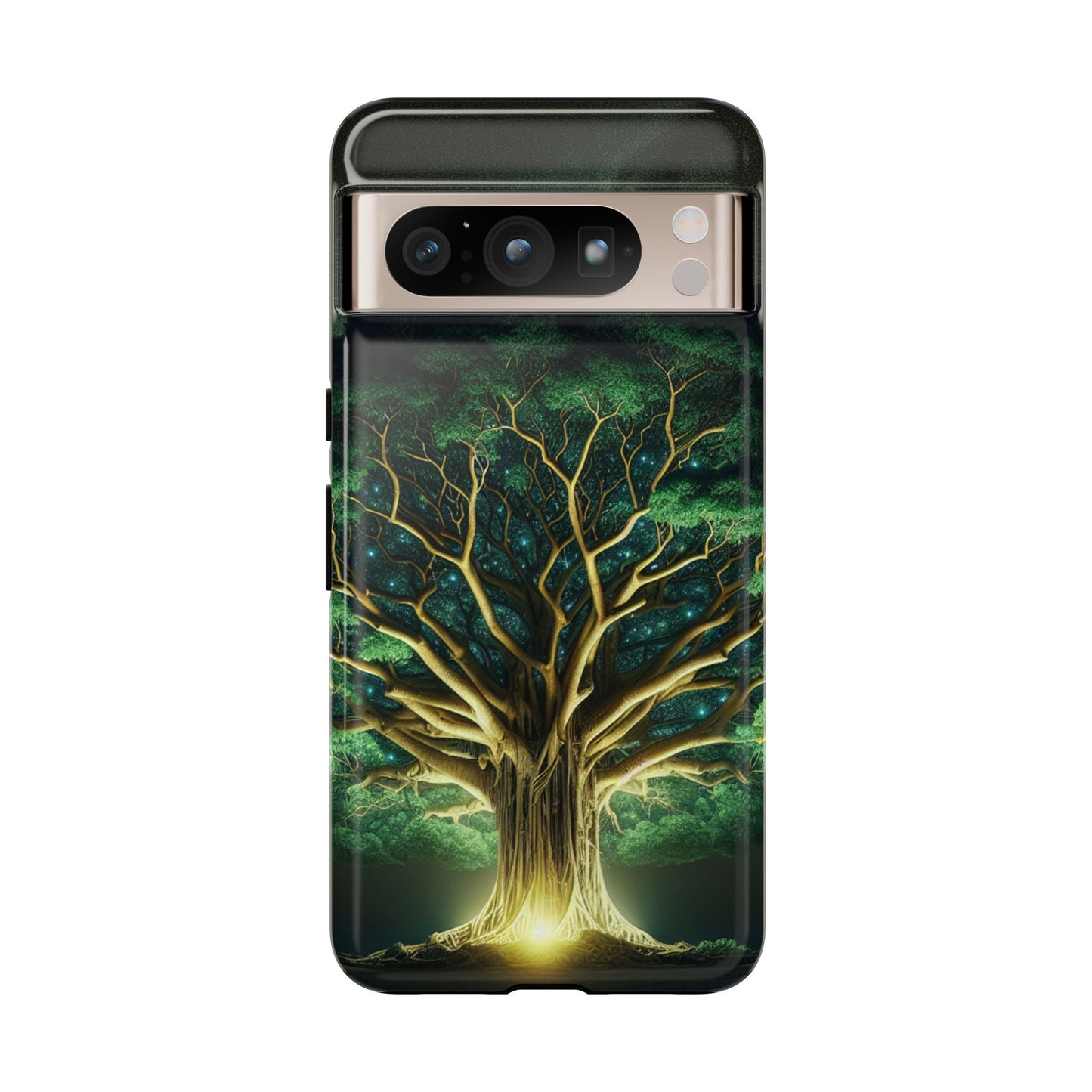 63B1 Tree of Life Nature Art Phone Case – Glossy or Matte Dual-Layer Cover for iPhone & Android