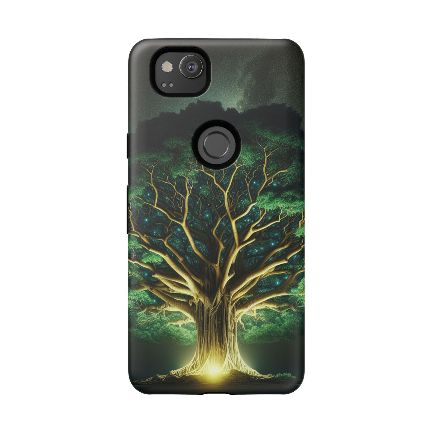 63B1 Tree of Life Nature Art Phone Case – Glossy or Matte Dual-Layer Cover for iPhone & Android