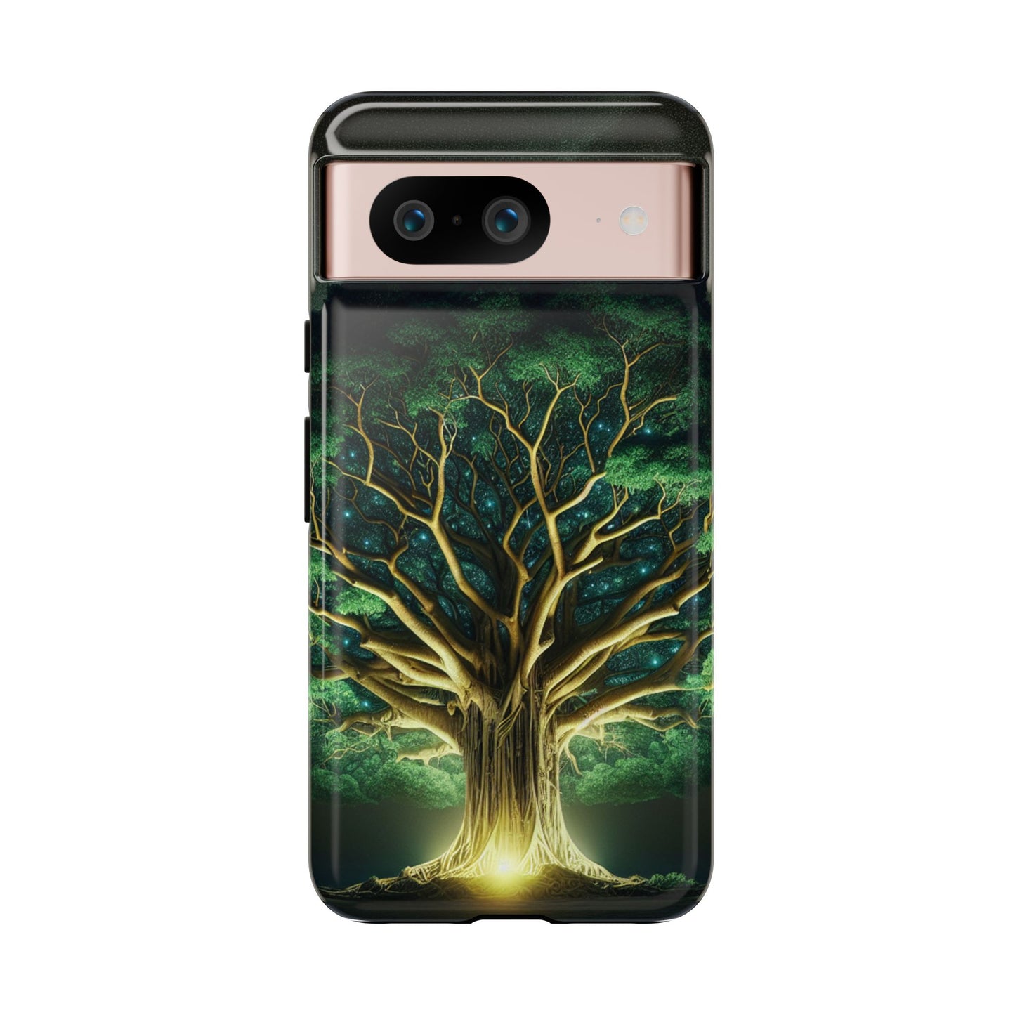 63B1 Tree of Life Nature Art Phone Case – Glossy or Matte Dual-Layer Cover for iPhone & Android