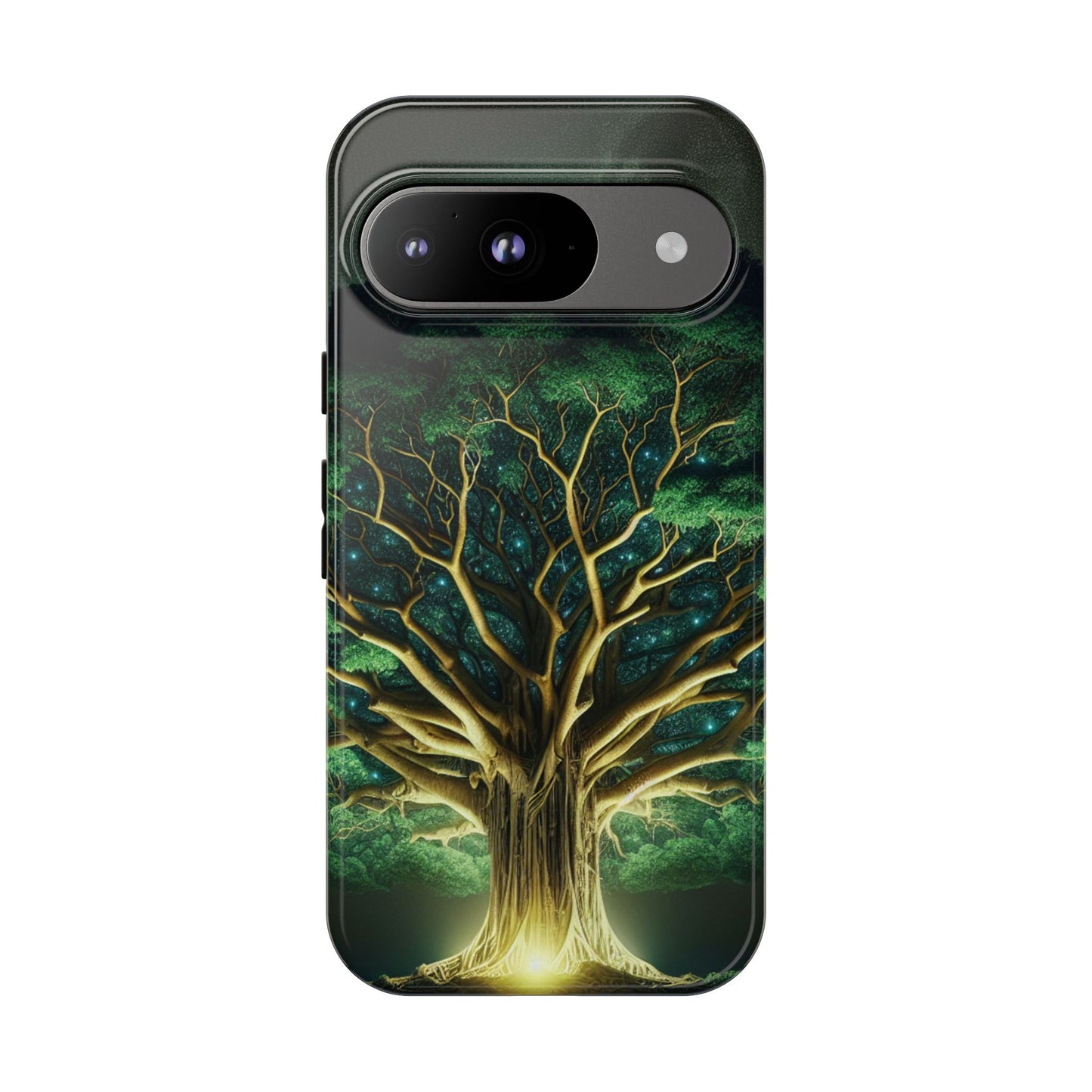 63B1 Tree of Life Nature Art Phone Case – Glossy or Matte Dual-Layer Cover for iPhone & Android